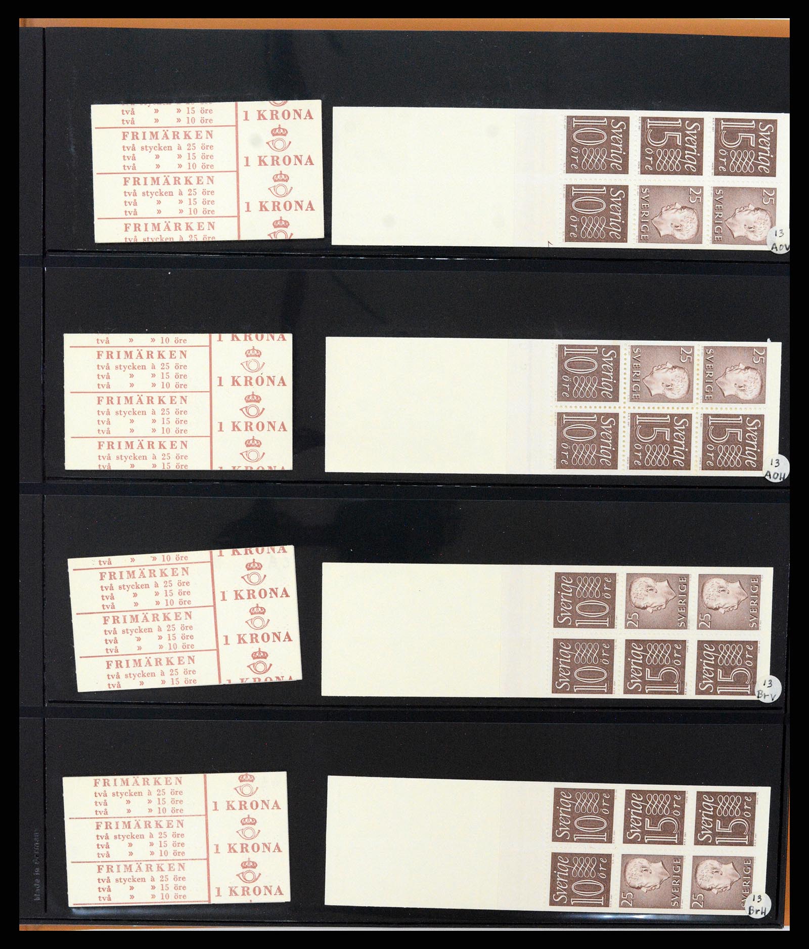 37345 070 - Postzegelverzameling 37345 Europese landen blokken.