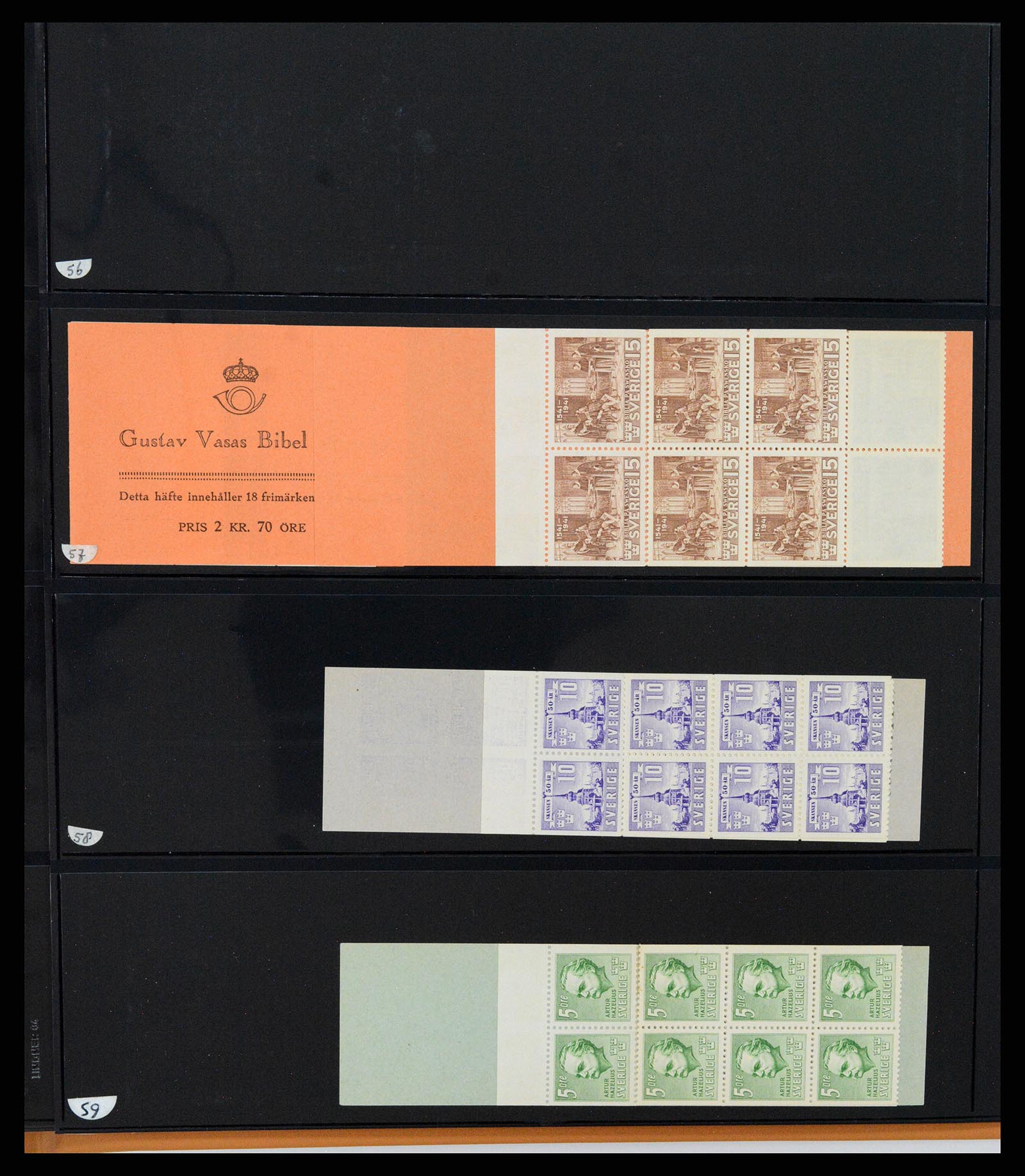 37345 089 - Postzegelverzameling 37345 Europese landen blokken.