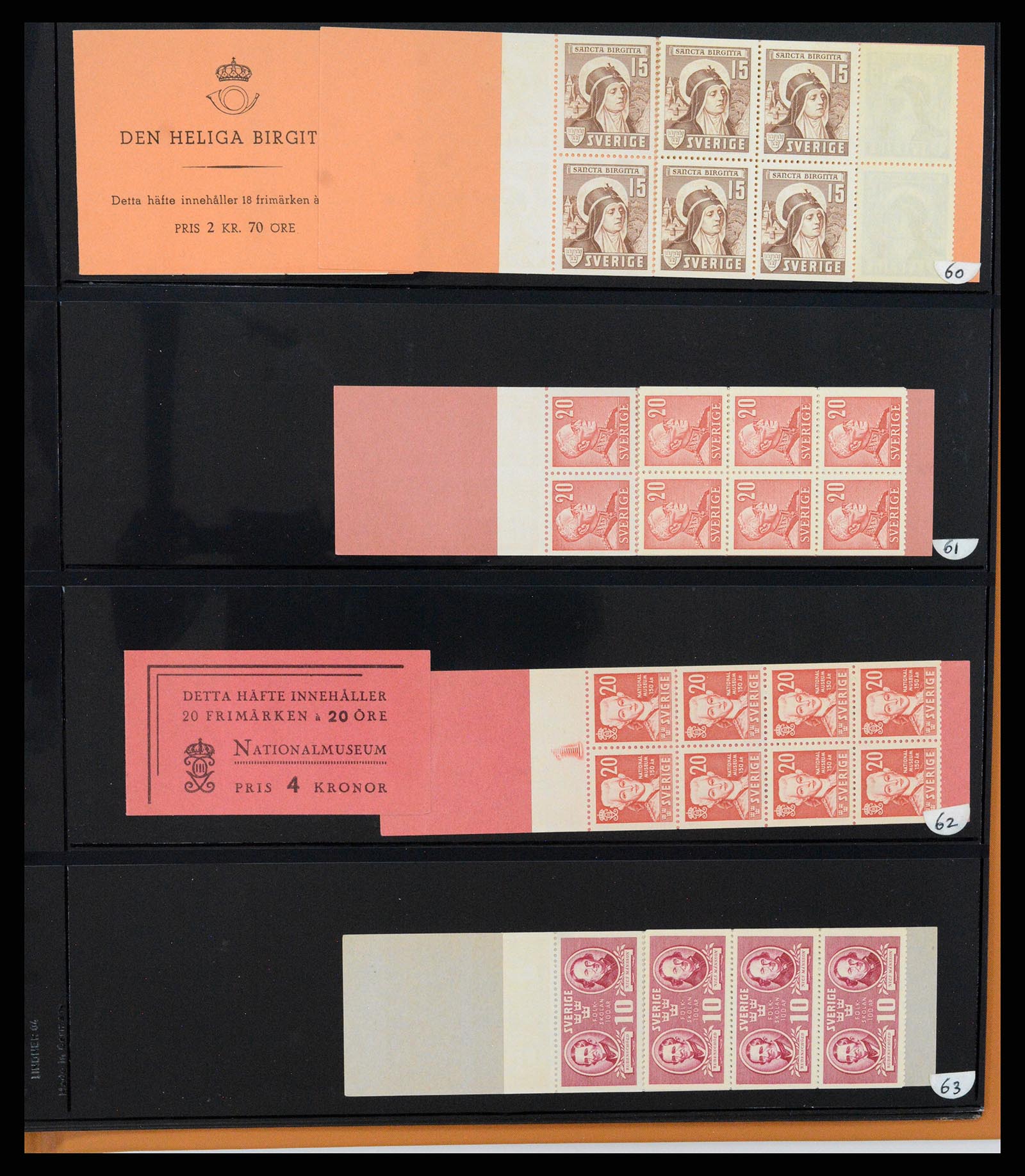 37345 090 - Postzegelverzameling 37345 Europese landen blokken.