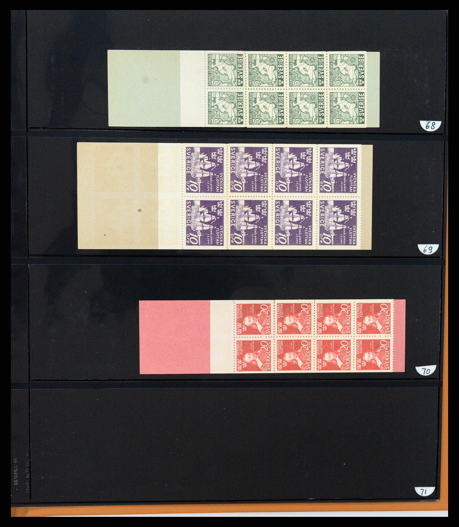 37345 092 - Postzegelverzameling 37345 Europese landen blokken.