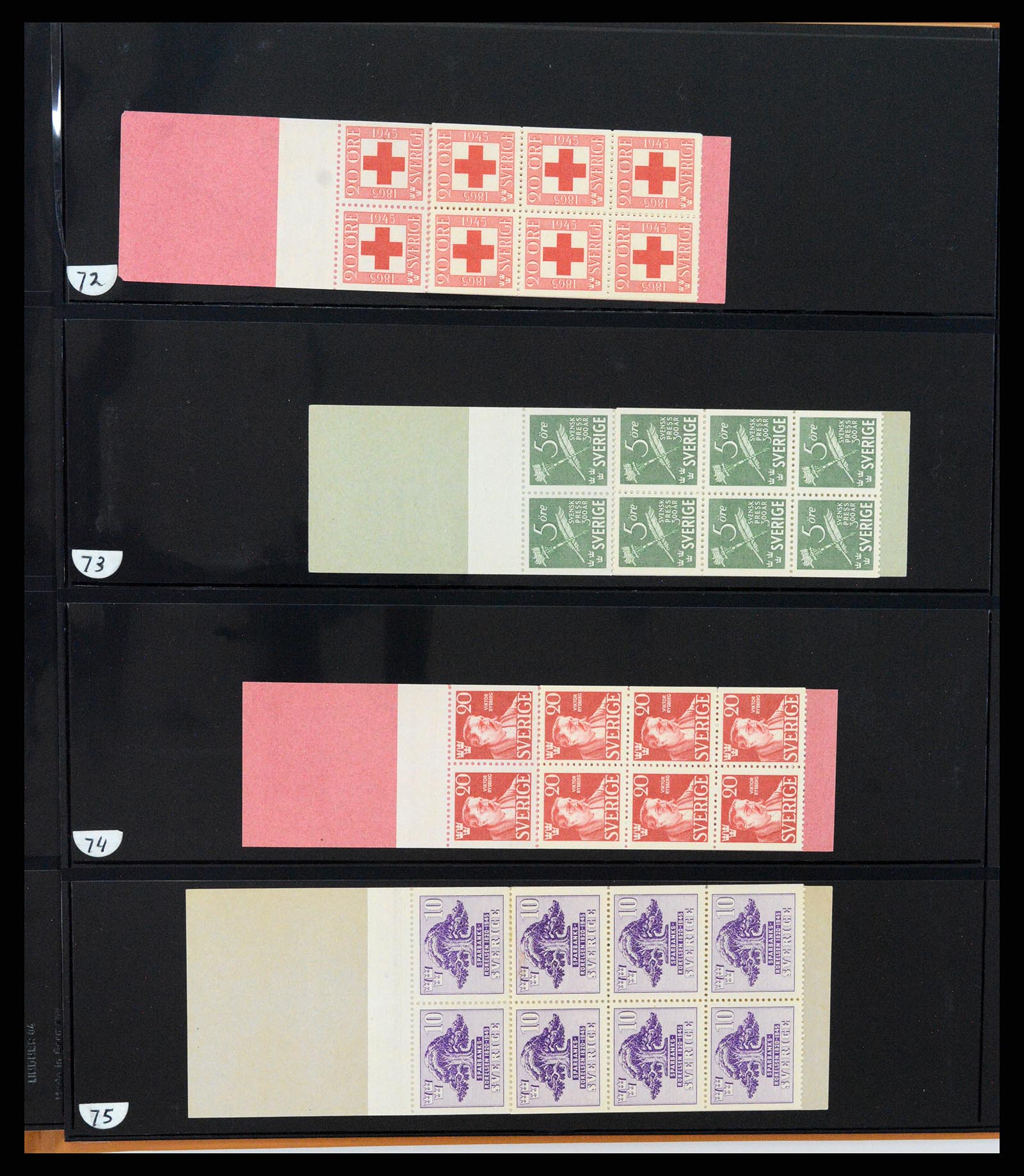 37345 093 - Postzegelverzameling 37345 Europese landen blokken.
