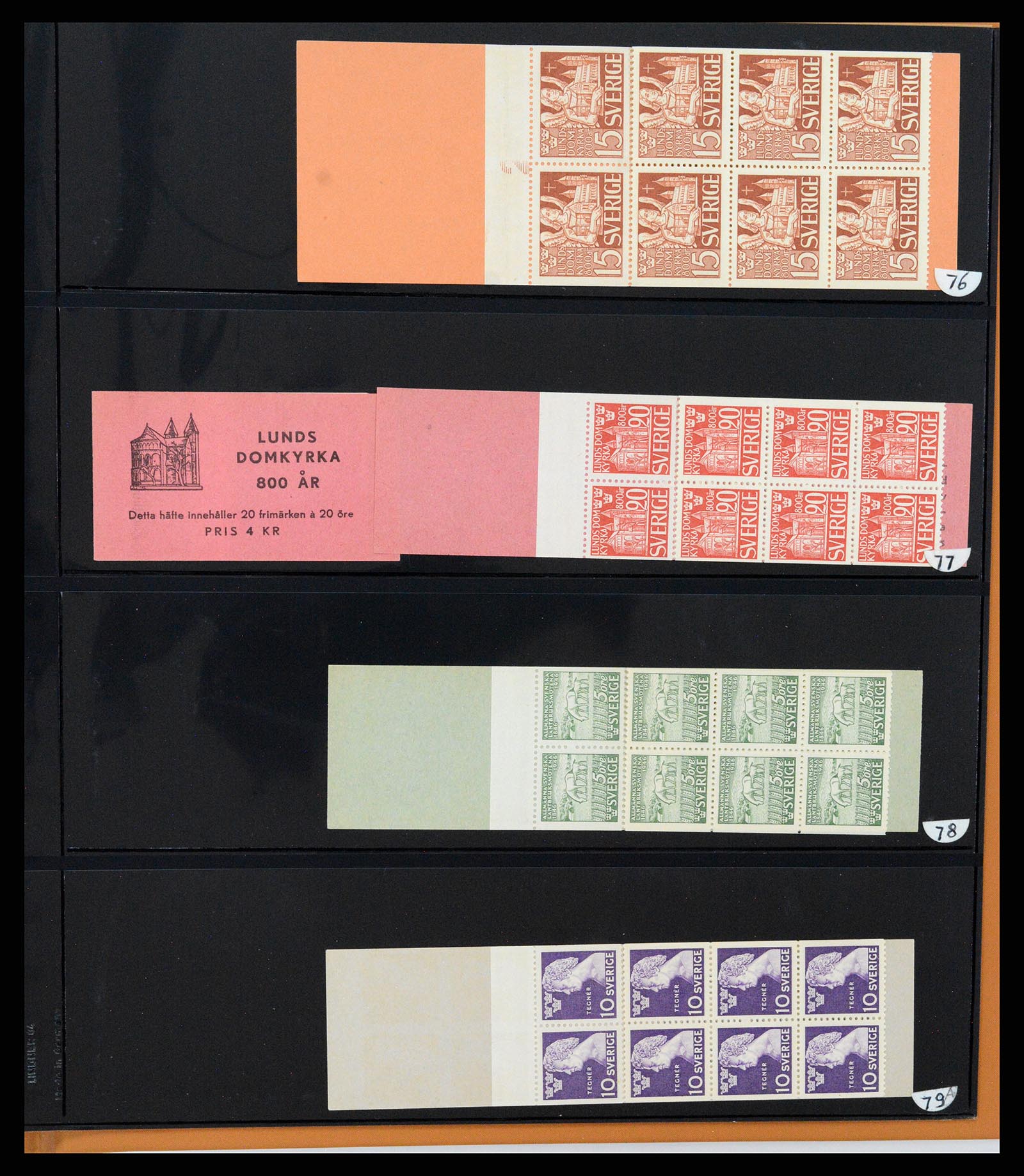 37345 094 - Postzegelverzameling 37345 Europese landen blokken.