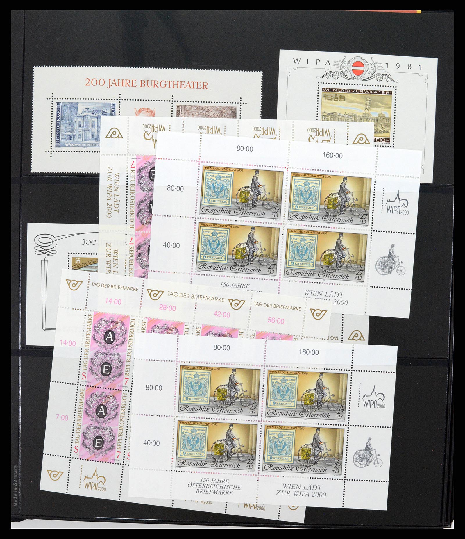 37345 302 - Postzegelverzameling 37345 Europese landen blokken.