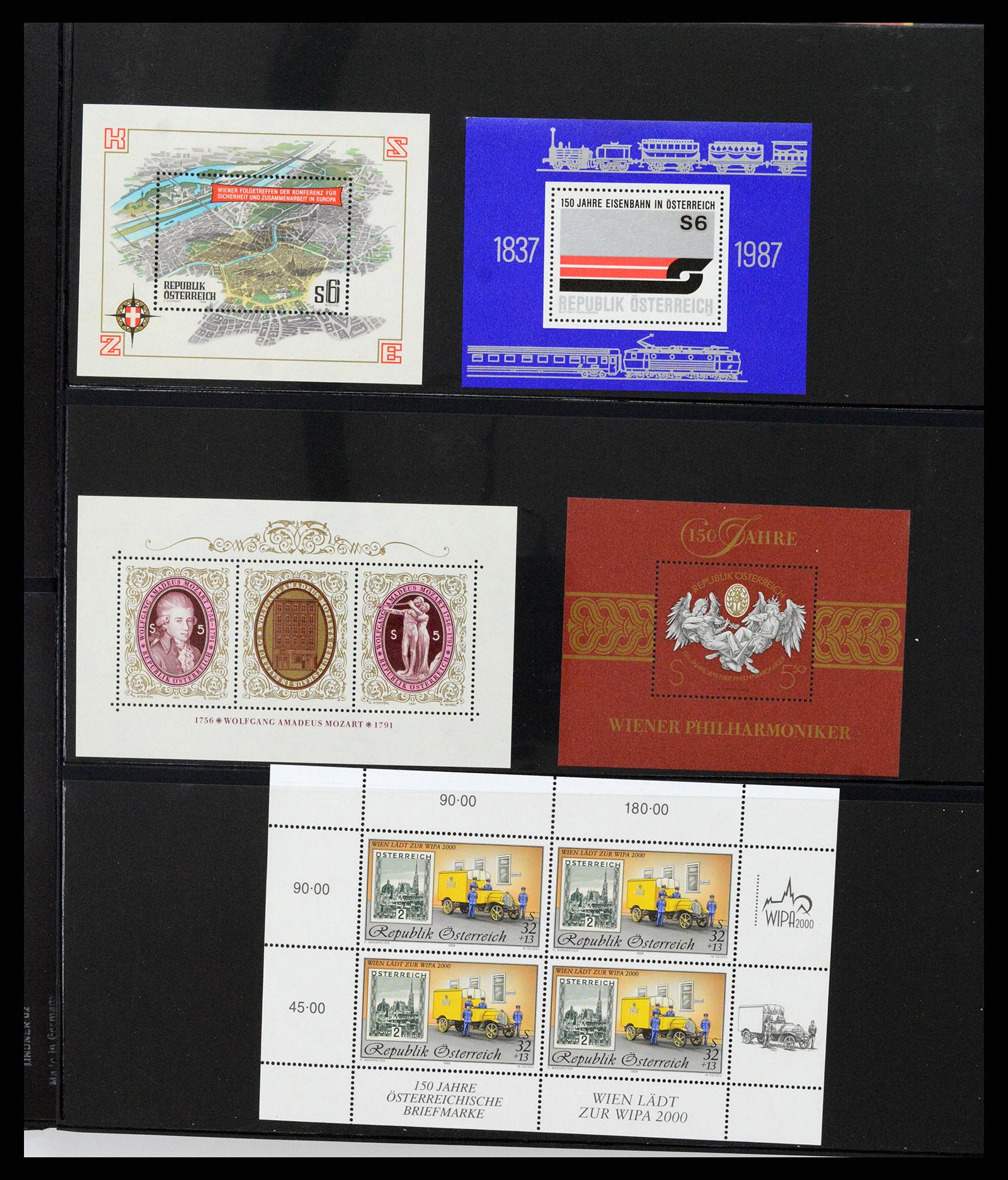 37345 303 - Postzegelverzameling 37345 Europese landen blokken.