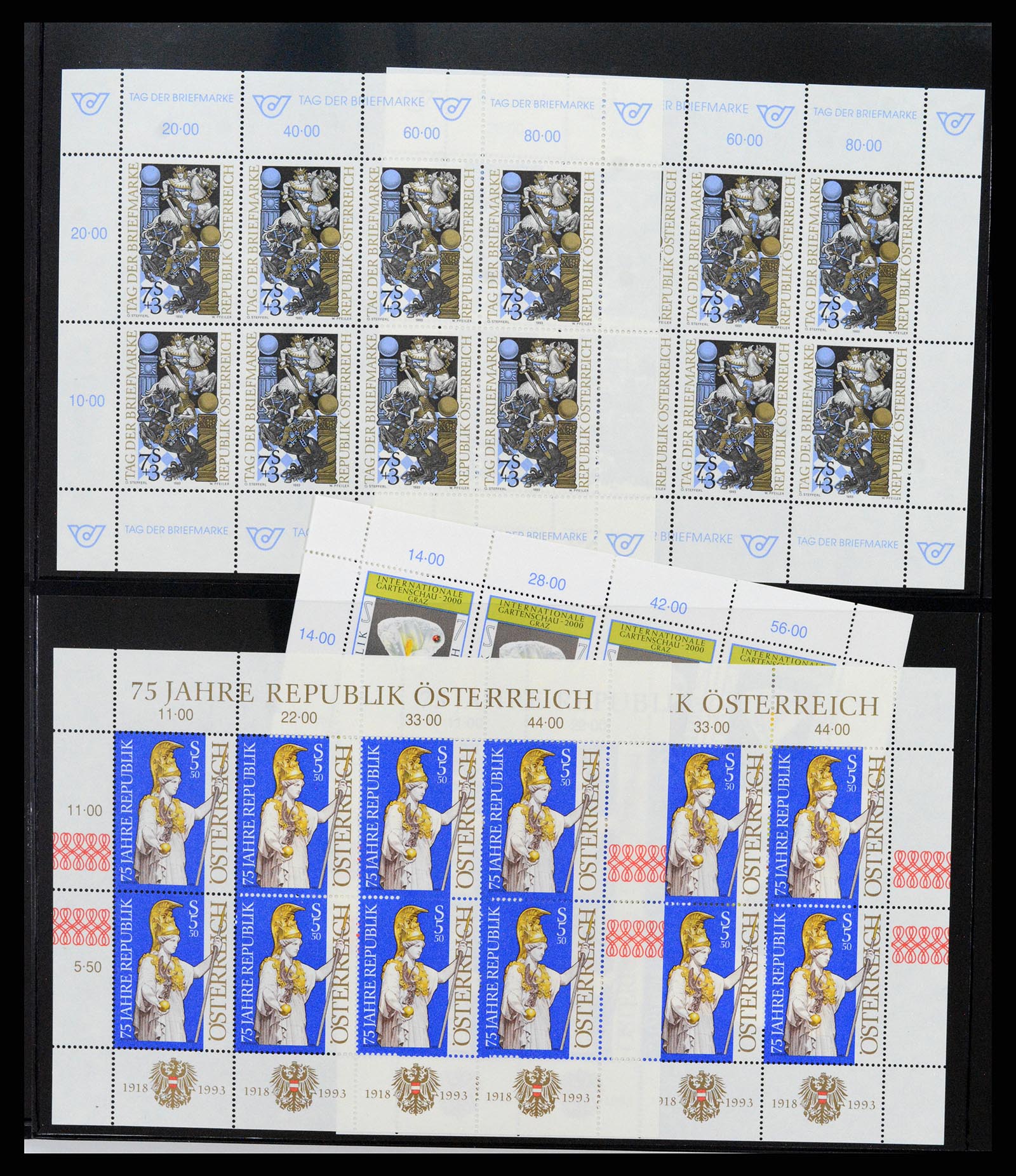 37345 305 - Postzegelverzameling 37345 Europese landen blokken.