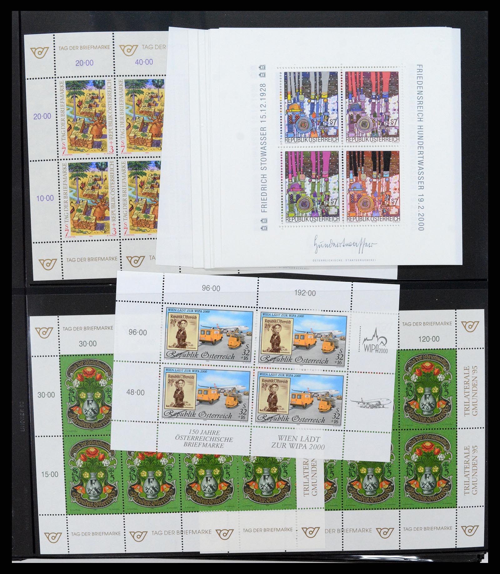 37345 306 - Postzegelverzameling 37345 Europese landen blokken.