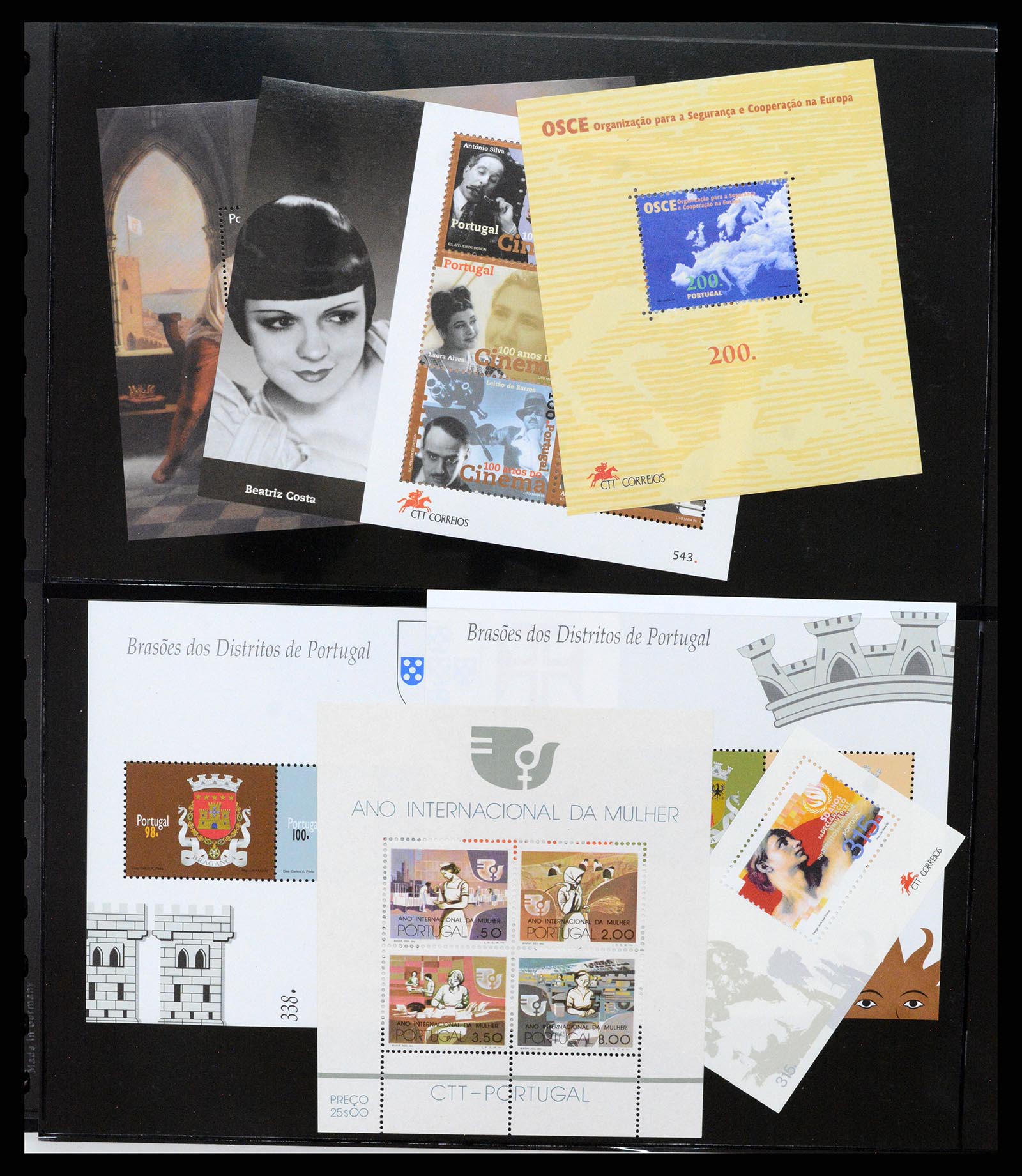37345 313 - Postzegelverzameling 37345 Europese landen blokken.