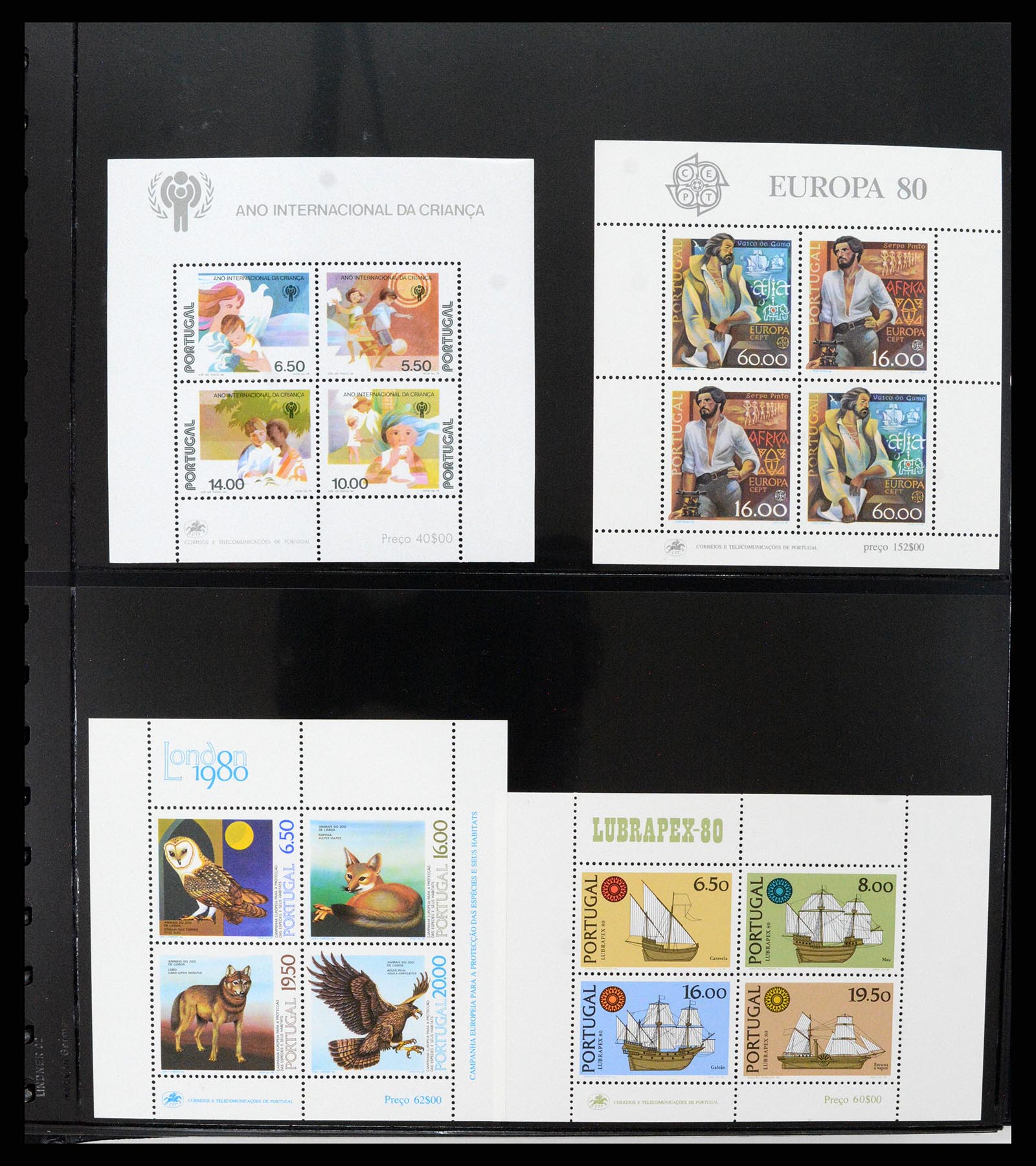 37345 318 - Postzegelverzameling 37345 Europese landen blokken.