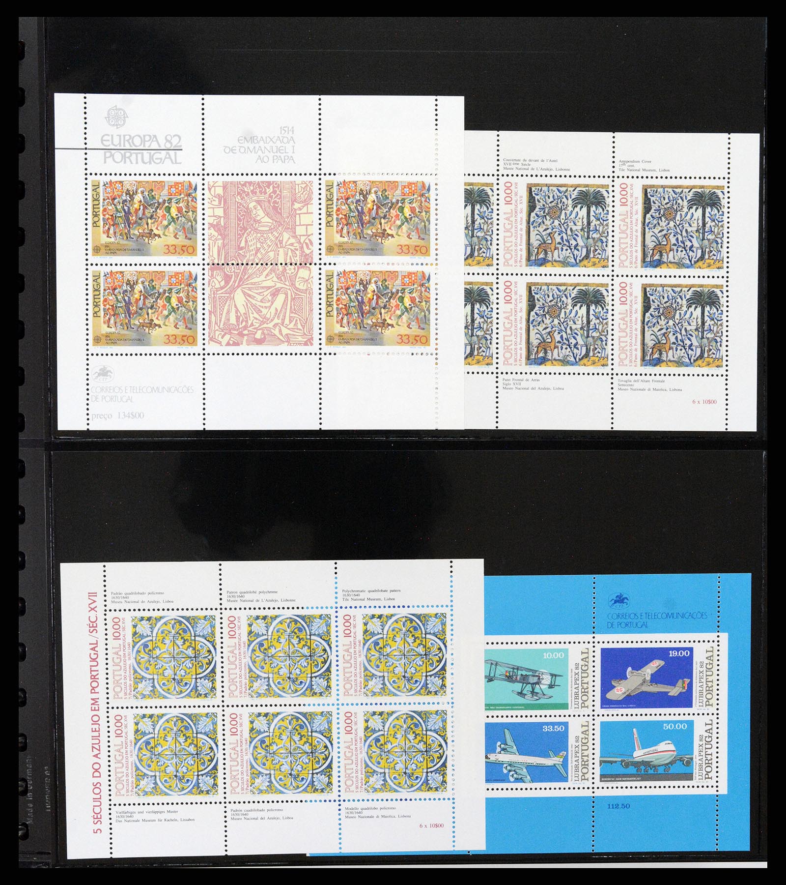 37345 321 - Postzegelverzameling 37345 Europese landen blokken.