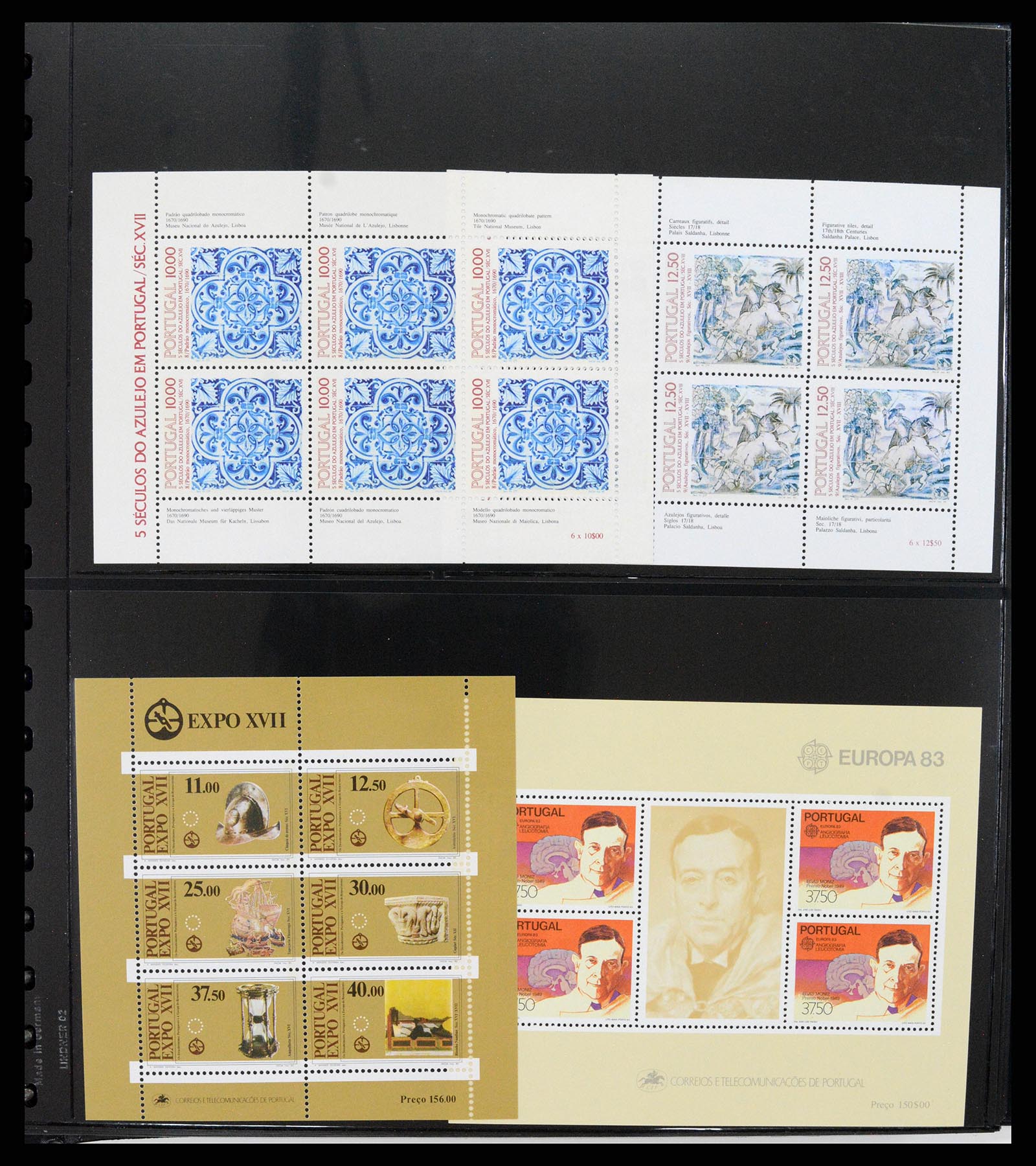 37345 322 - Postzegelverzameling 37345 Europese landen blokken.