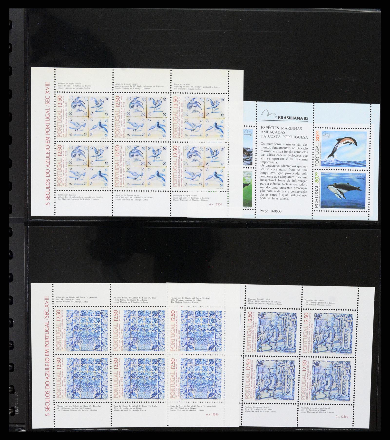 37345 323 - Postzegelverzameling 37345 Europese landen blokken.