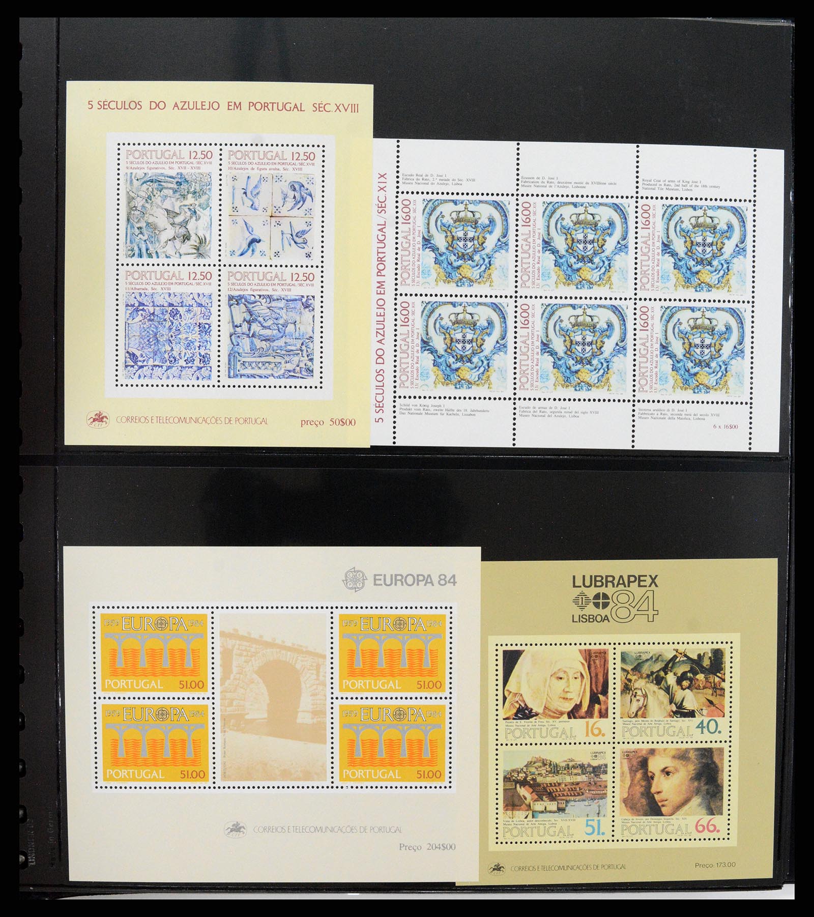 37345 324 - Postzegelverzameling 37345 Europese landen blokken.