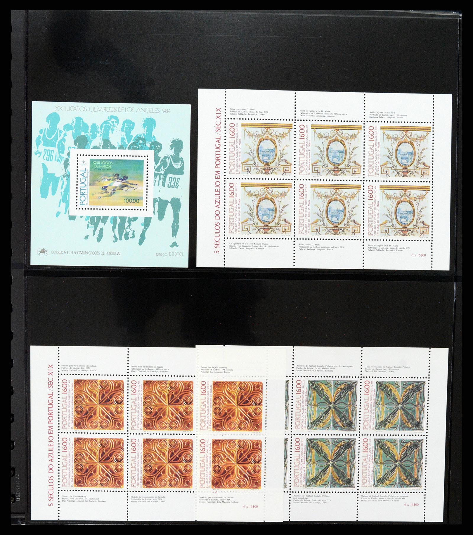 37345 325 - Postzegelverzameling 37345 Europese landen blokken.