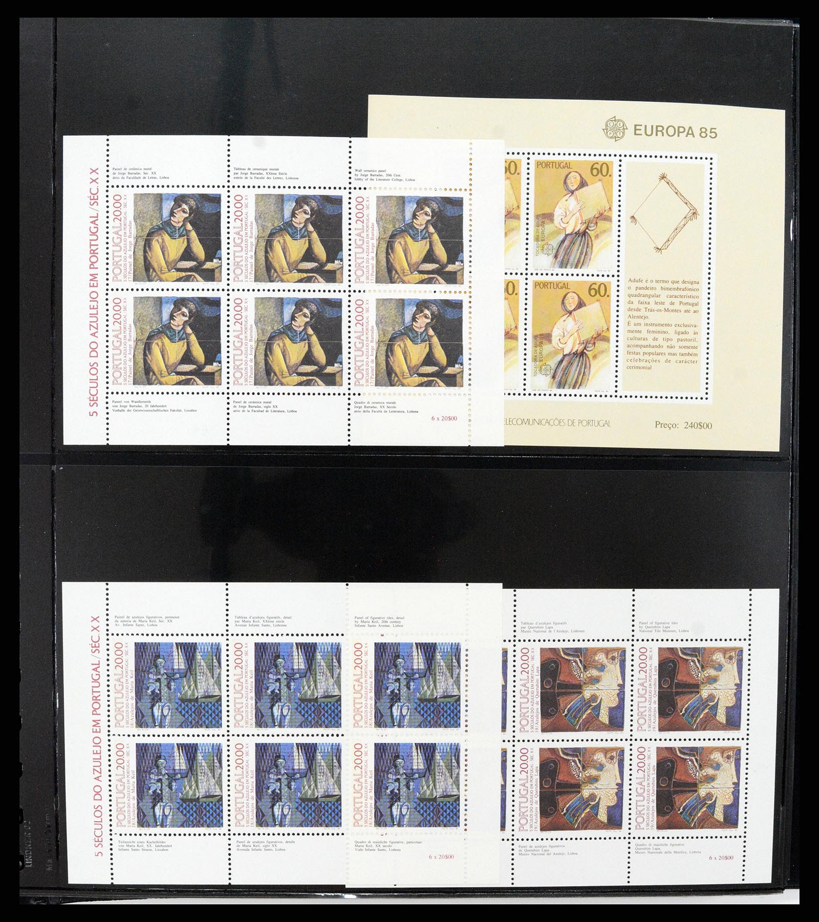 37345 326 - Postzegelverzameling 37345 Europese landen blokken.