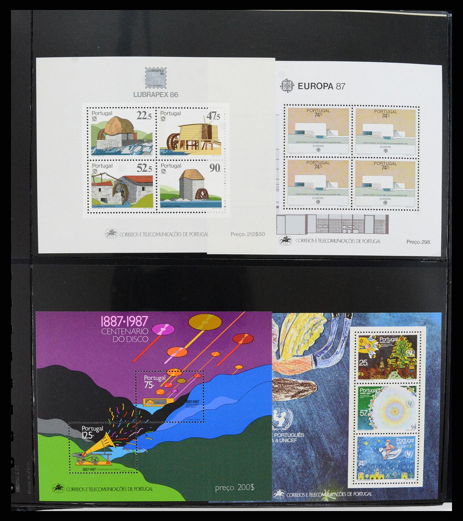 37345 328 - Postzegelverzameling 37345 Europese landen blokken.