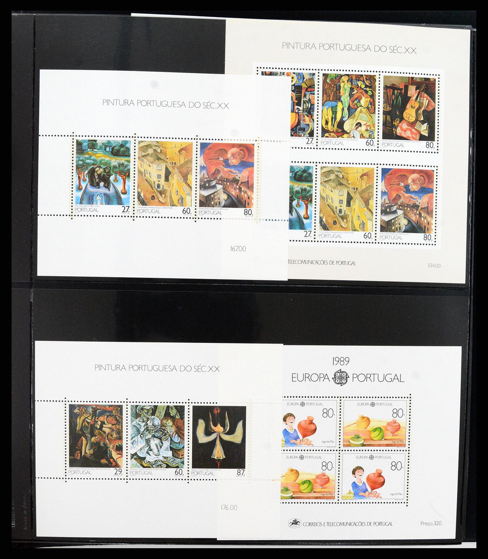 37345 330 - Postzegelverzameling 37345 Europese landen blokken.