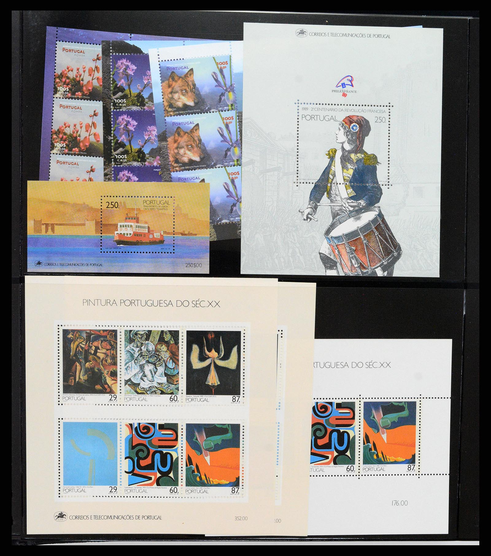 37345 331 - Postzegelverzameling 37345 Europese landen blokken.