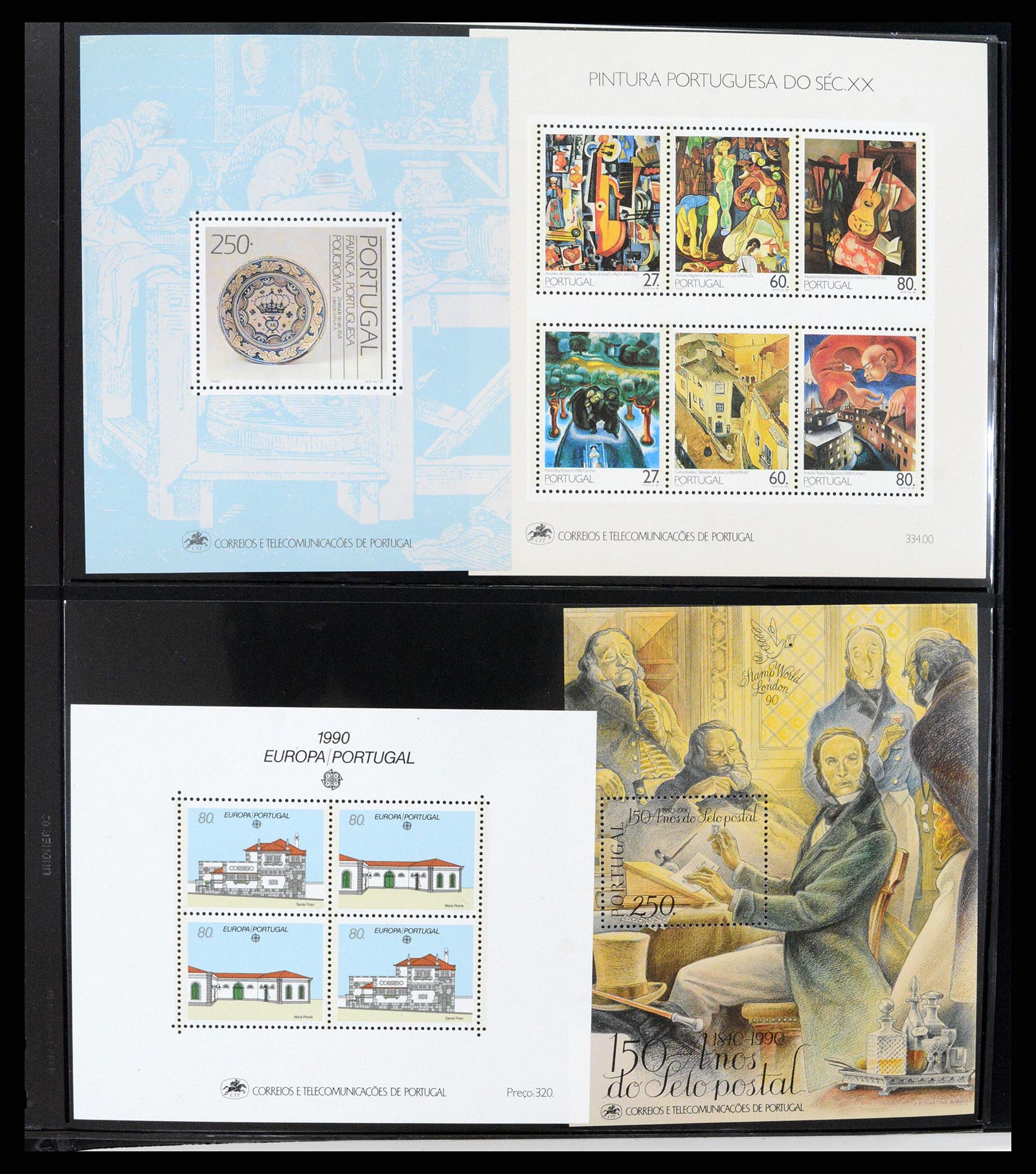 37345 332 - Postzegelverzameling 37345 Europese landen blokken.