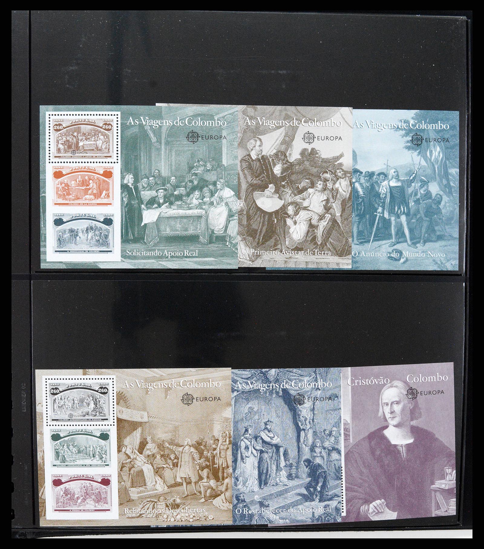 37345 336 - Postzegelverzameling 37345 Europese landen blokken.