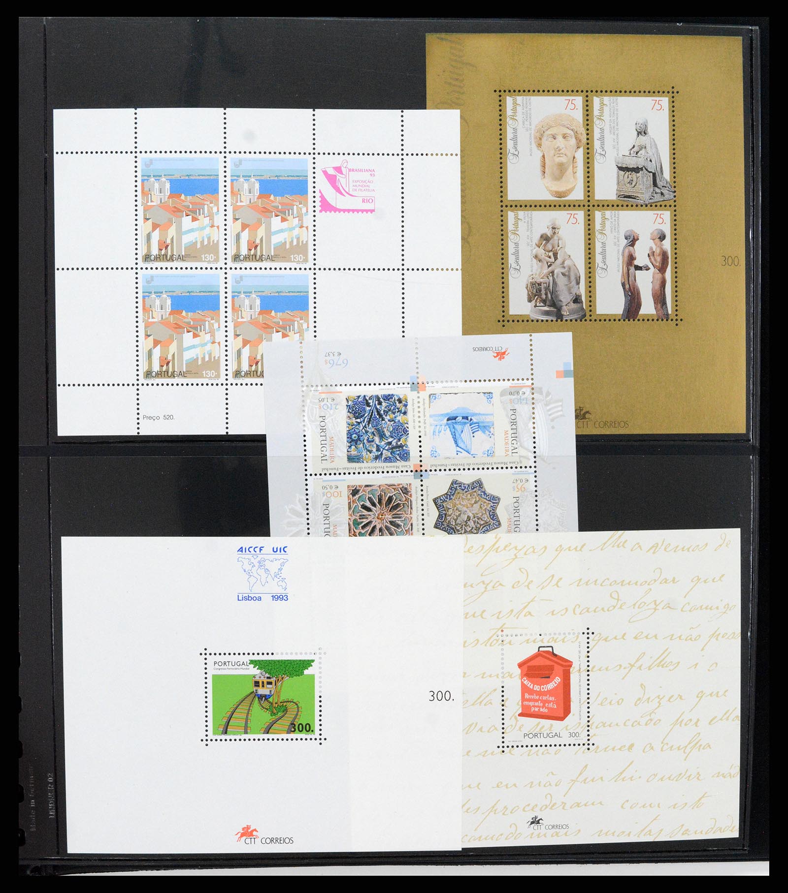 37345 338 - Postzegelverzameling 37345 Europese landen blokken.