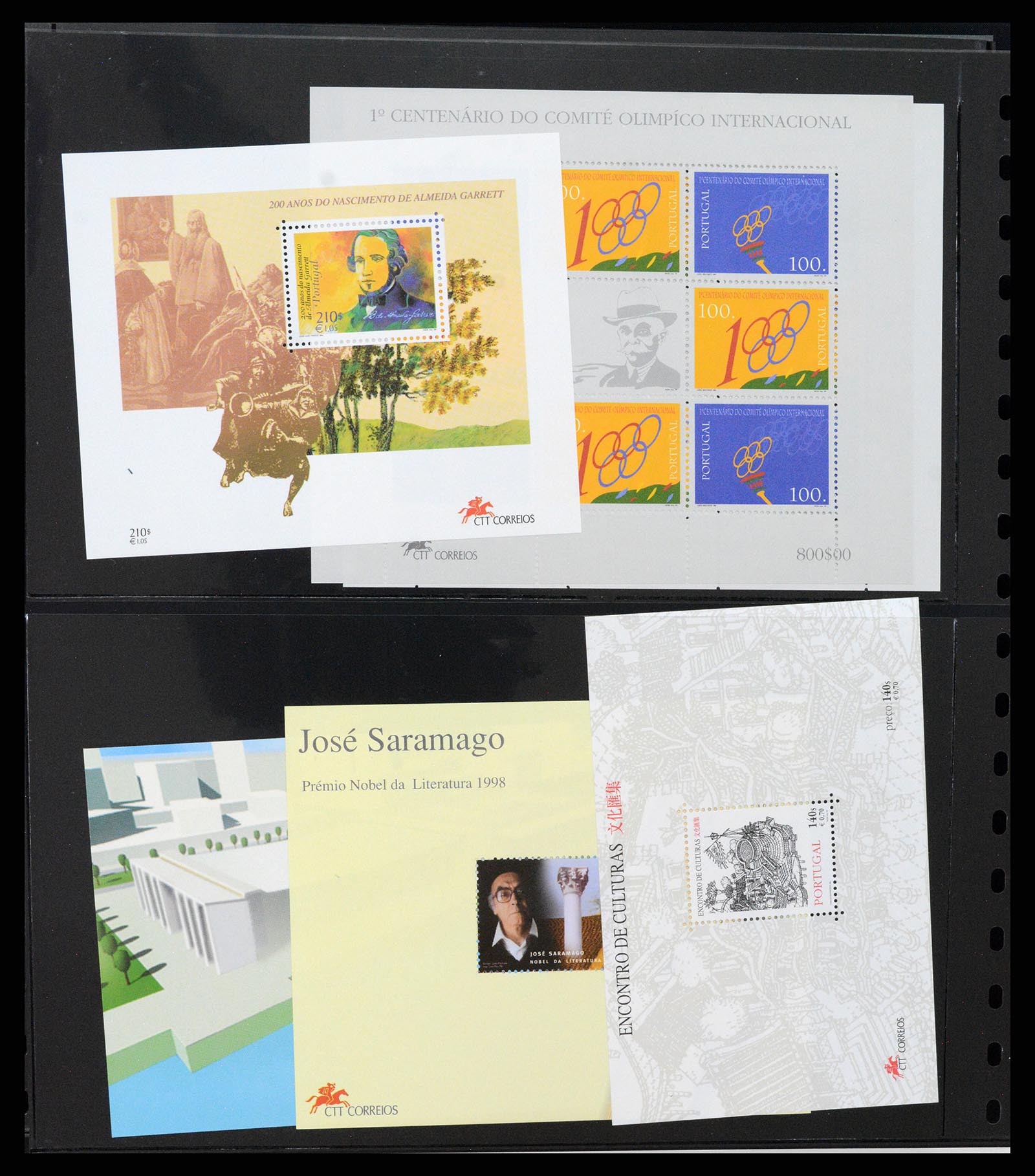 37345 339 - Postzegelverzameling 37345 Europese landen blokken.