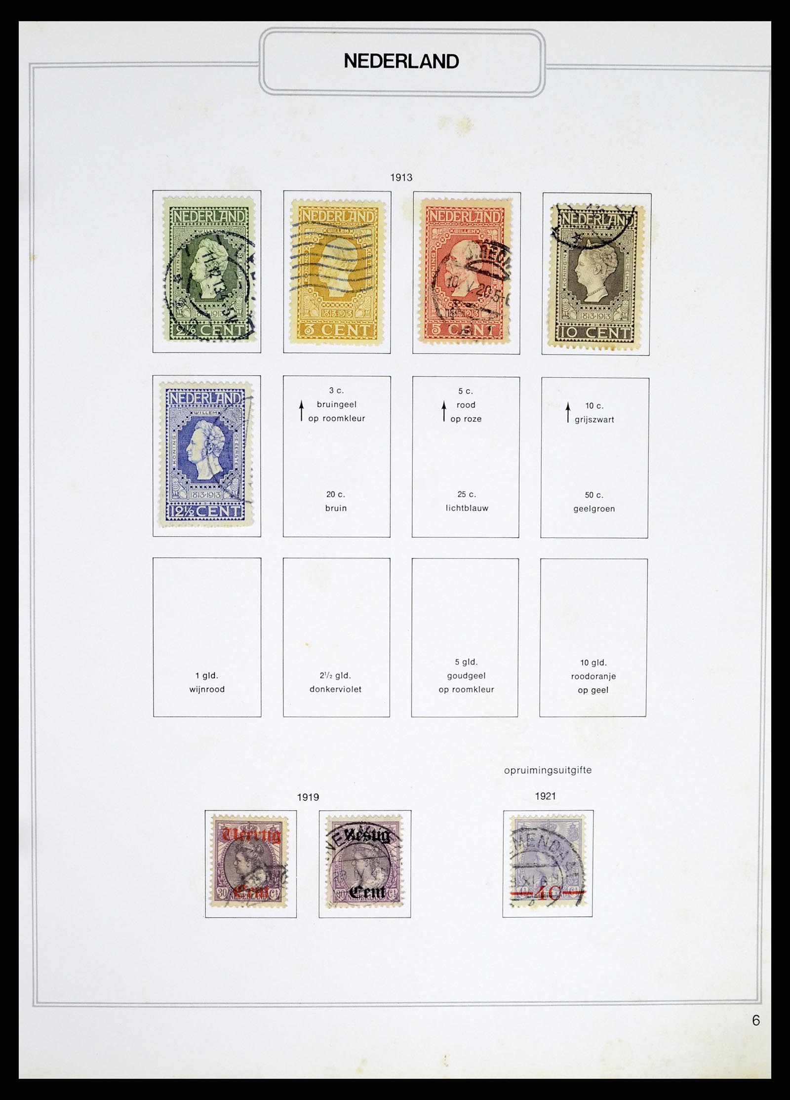 37348 006 - Postzegelverzameling 37348 Nederland 1852-1995.