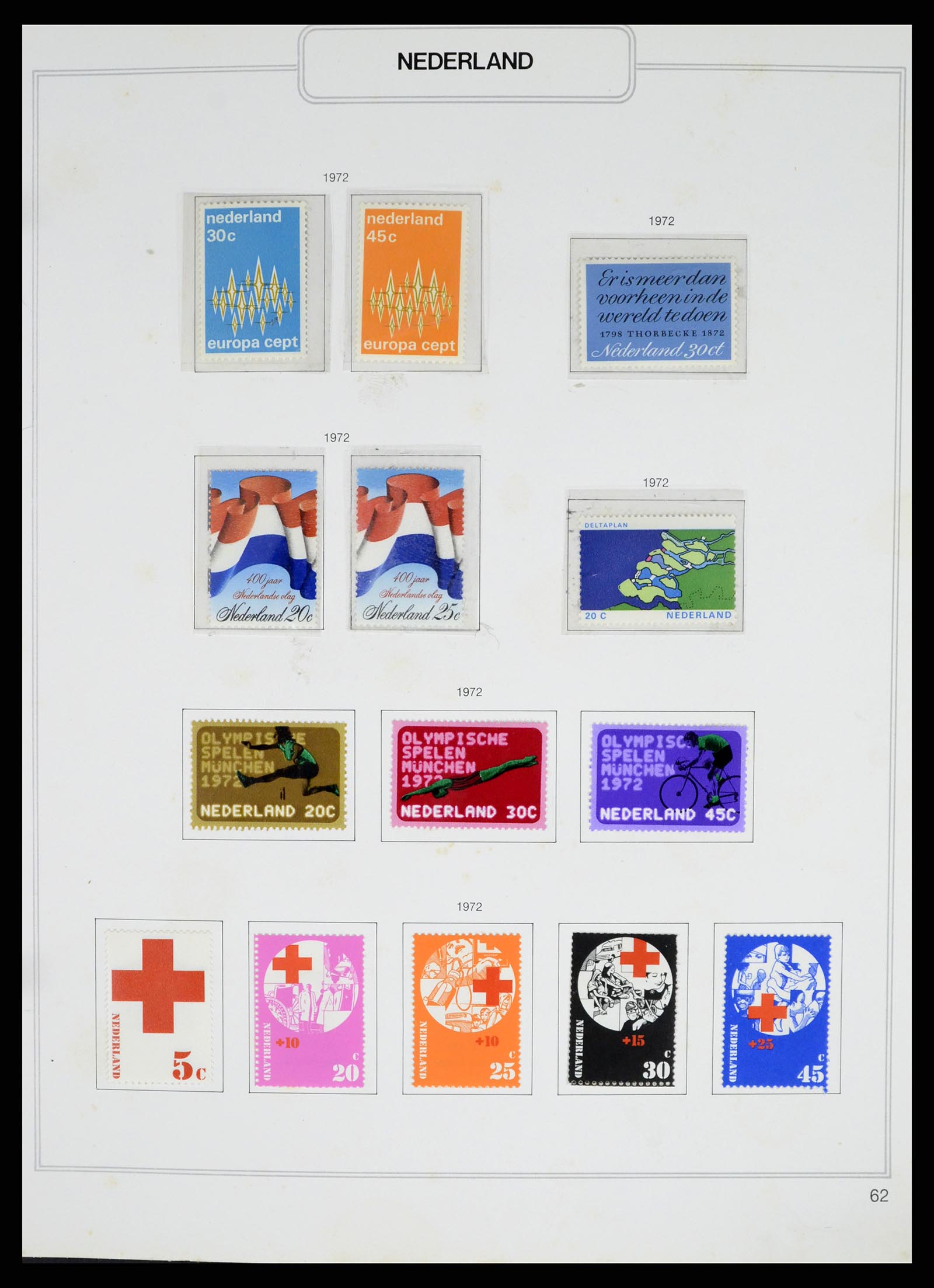 37348 062 - Postzegelverzameling 37348 Nederland 1852-1995.