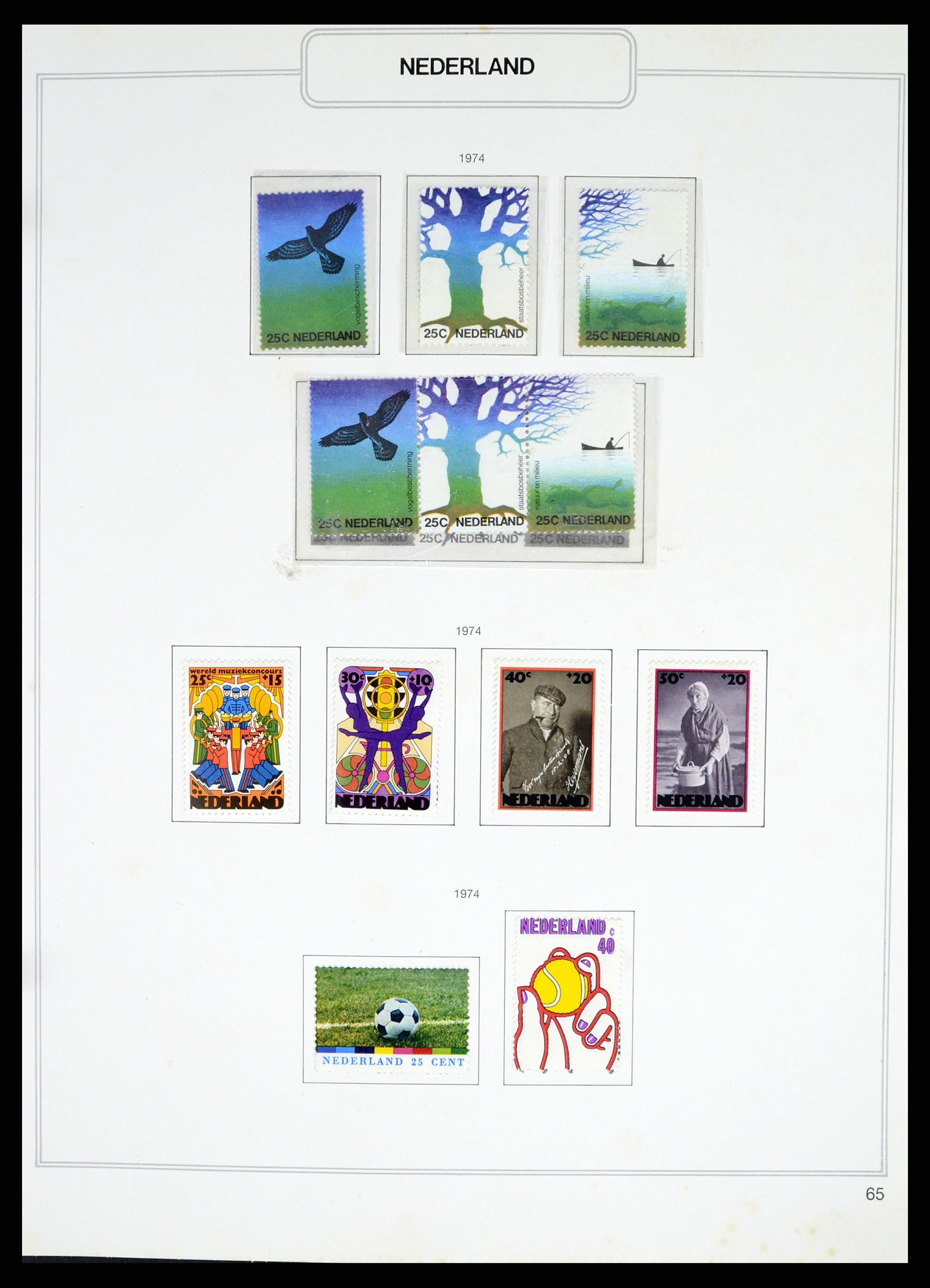 37348 065 - Postzegelverzameling 37348 Nederland 1852-1995.