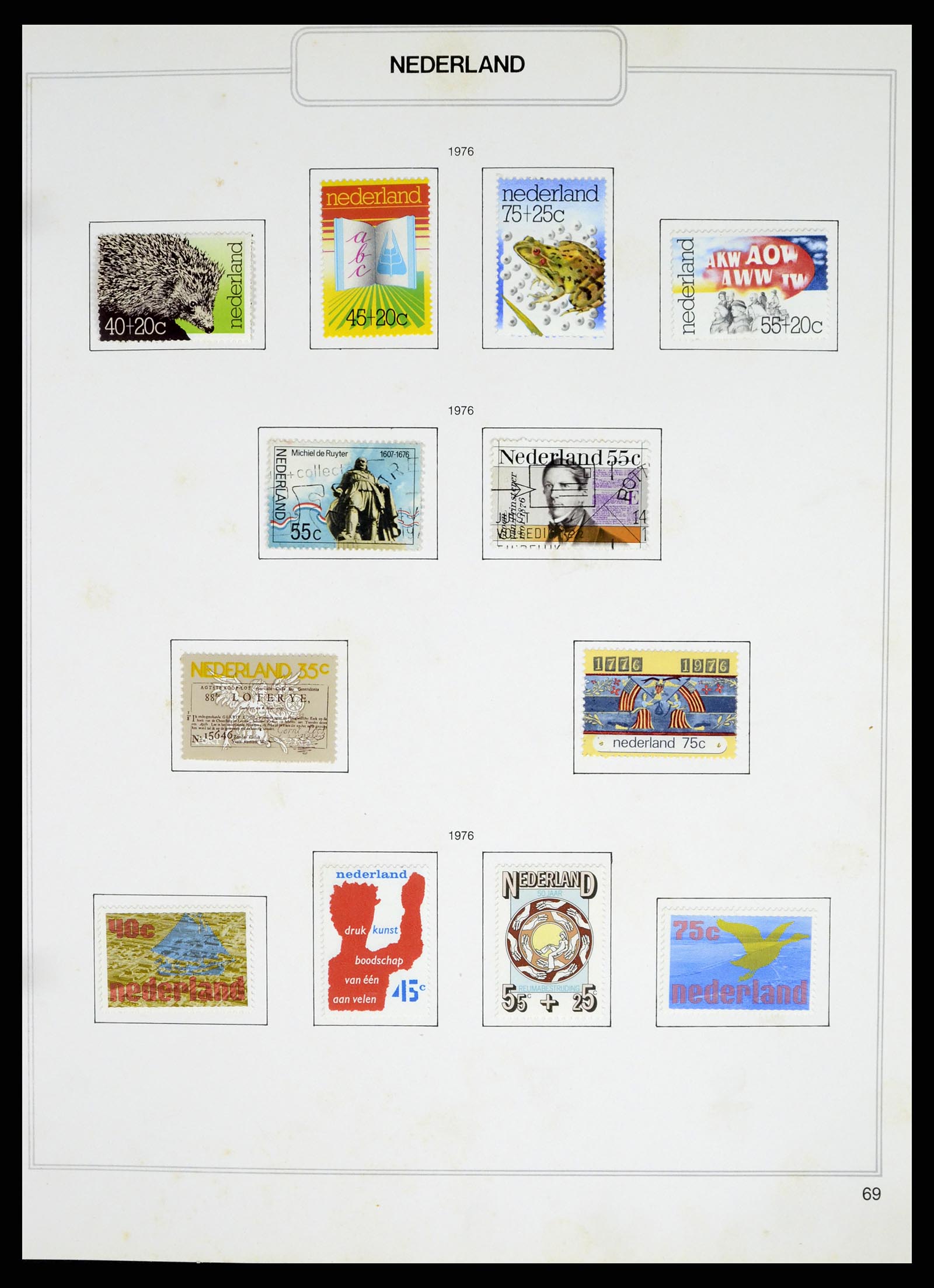 37348 069 - Postzegelverzameling 37348 Nederland 1852-1995.