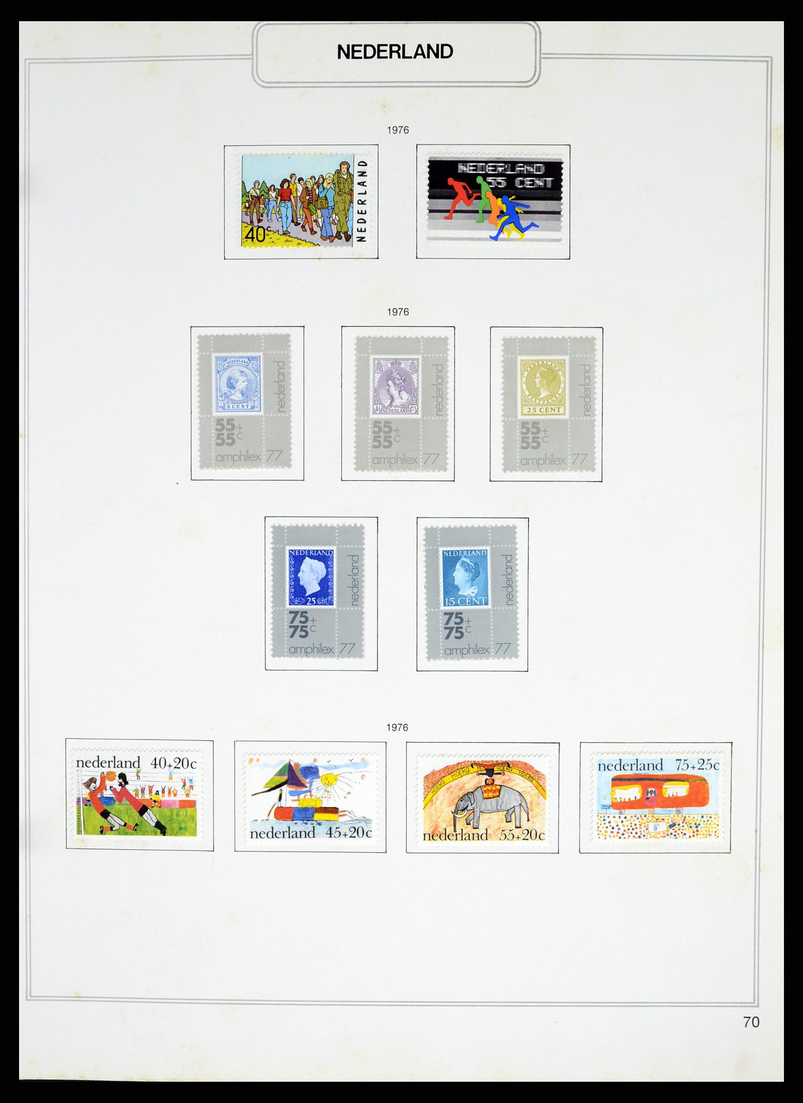 37348 070 - Postzegelverzameling 37348 Nederland 1852-1995.