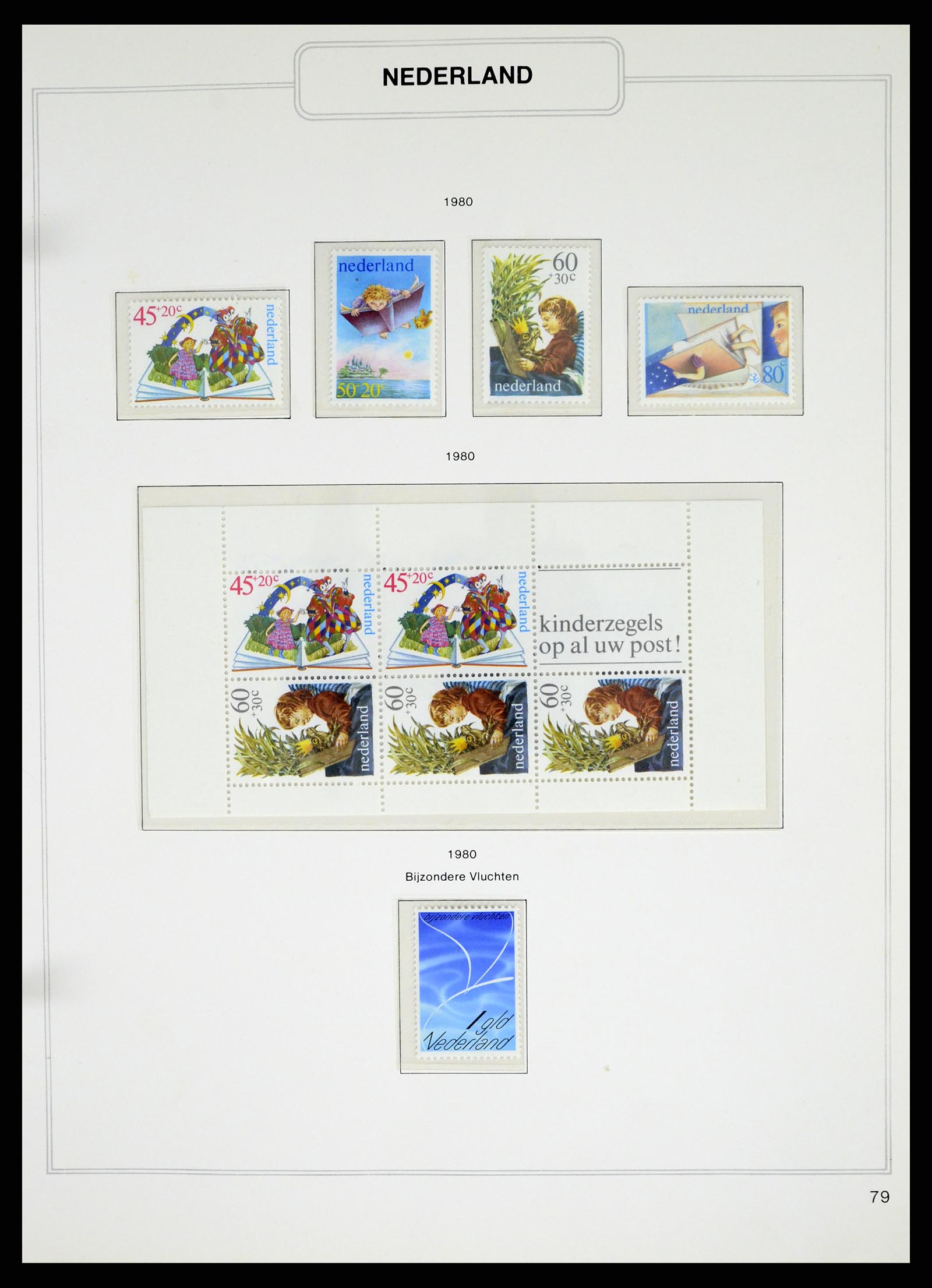 37348 079 - Postzegelverzameling 37348 Nederland 1852-1995.