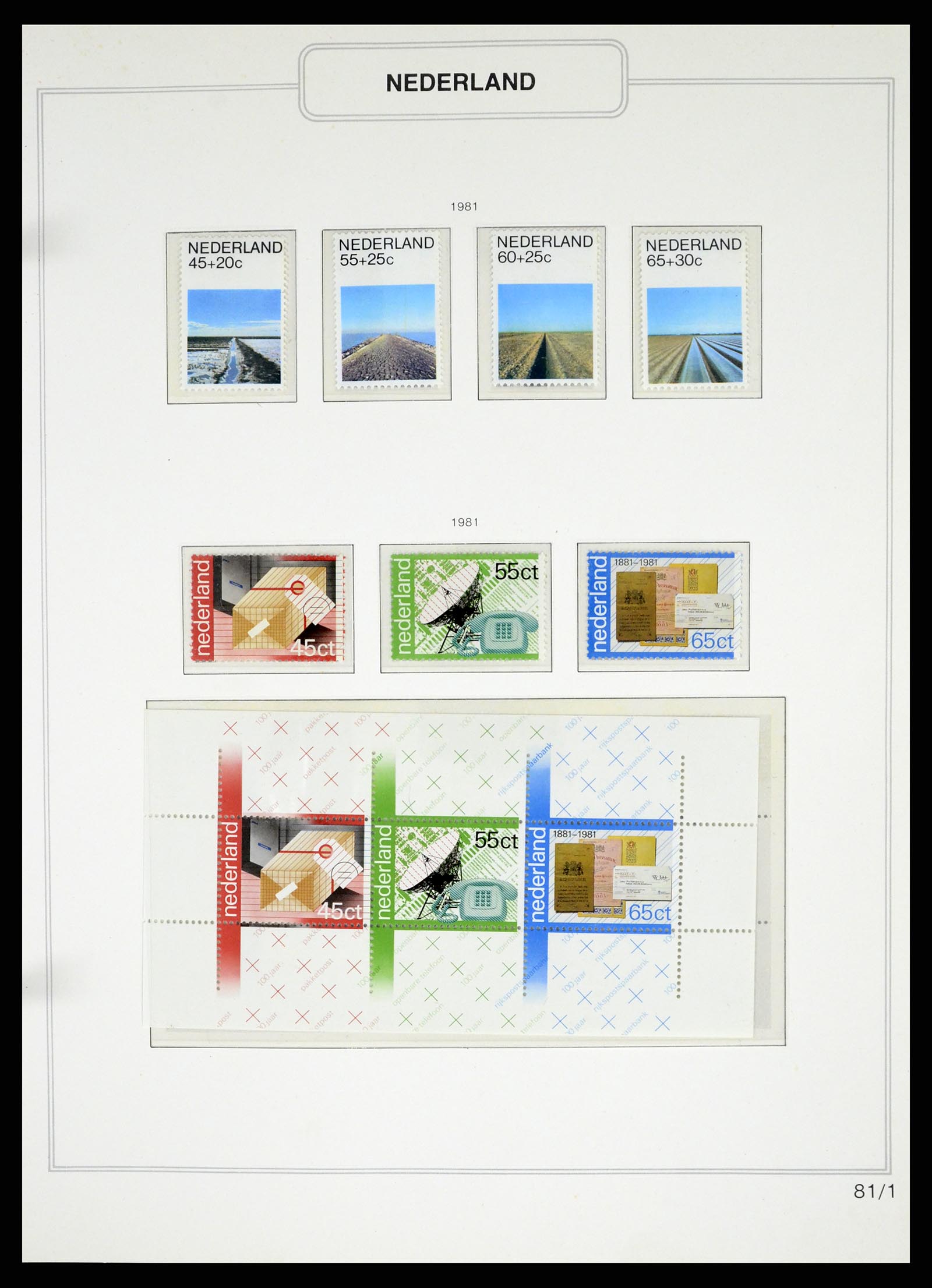 37348 080 - Postzegelverzameling 37348 Nederland 1852-1995.
