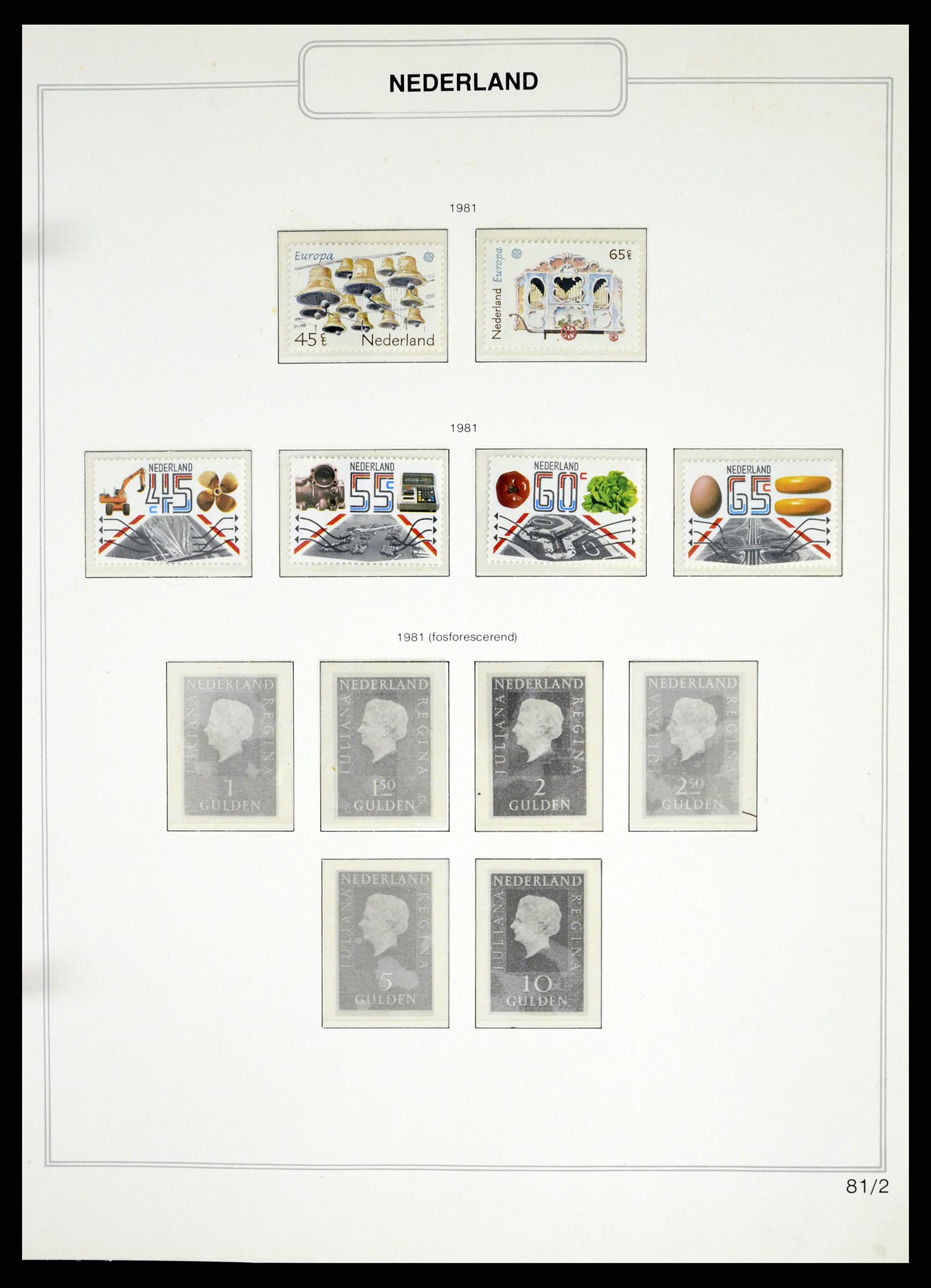 37348 081 - Postzegelverzameling 37348 Nederland 1852-1995.