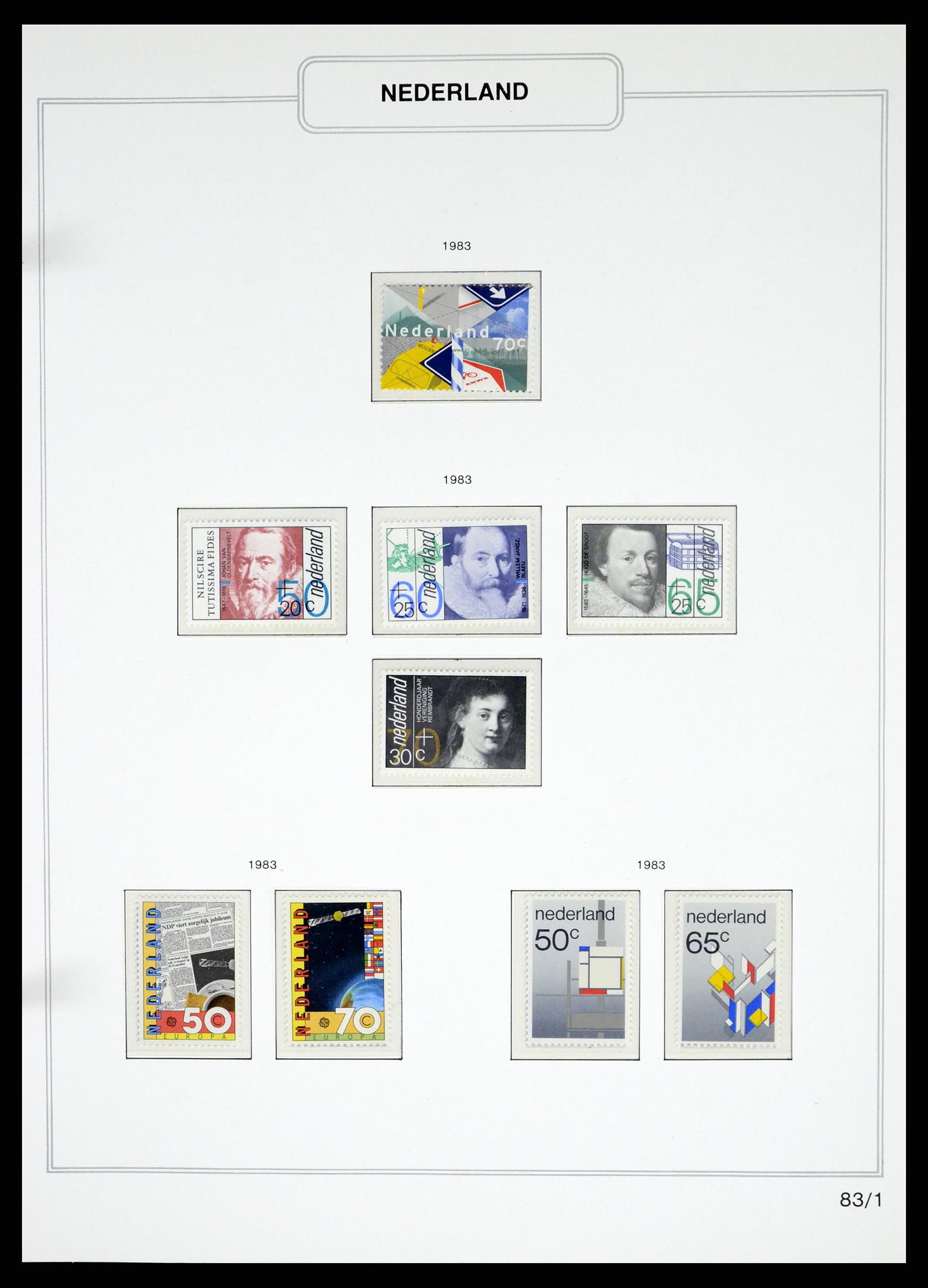 37348 086 - Postzegelverzameling 37348 Nederland 1852-1995.