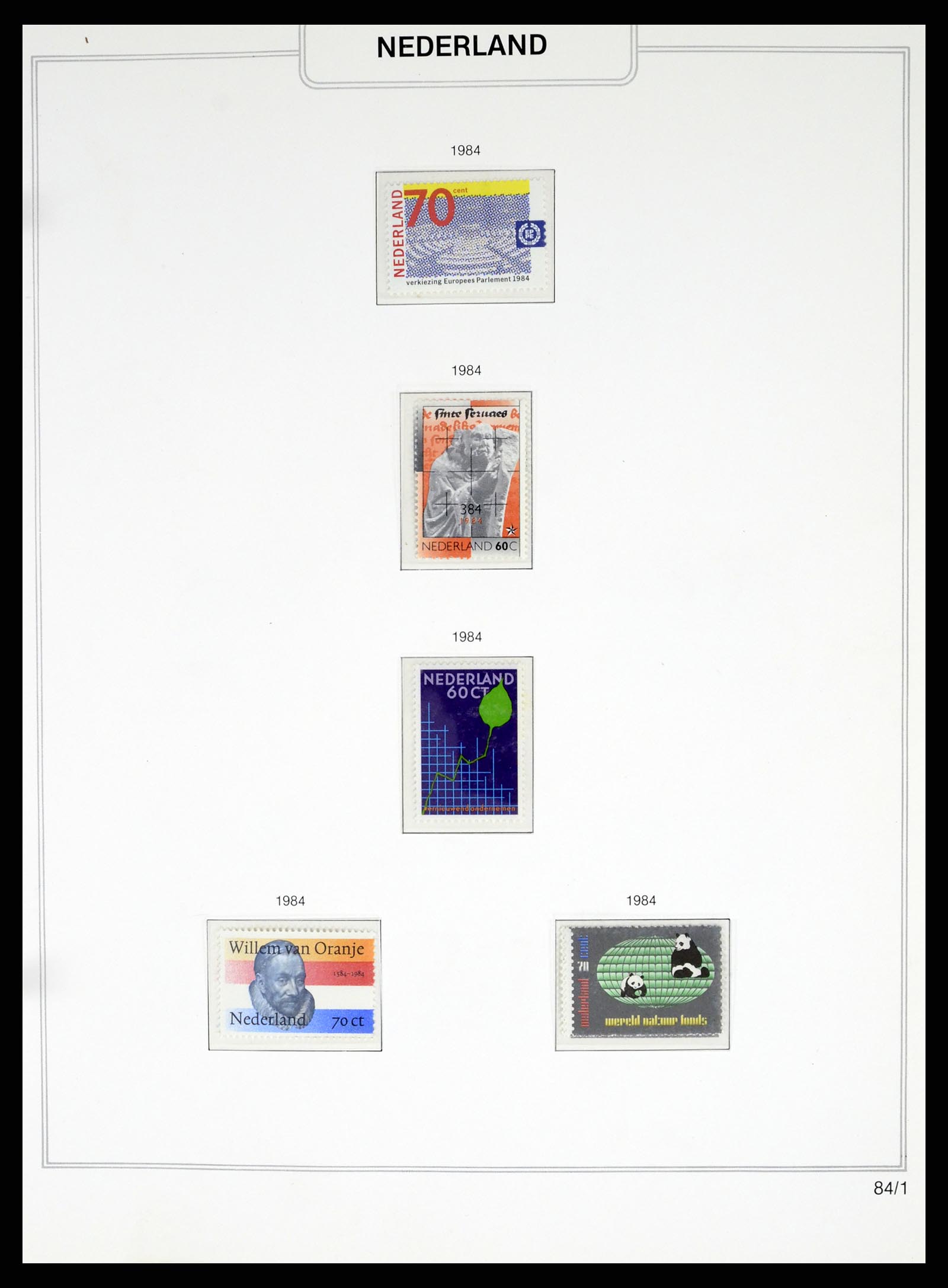 37348 089 - Postzegelverzameling 37348 Nederland 1852-1995.