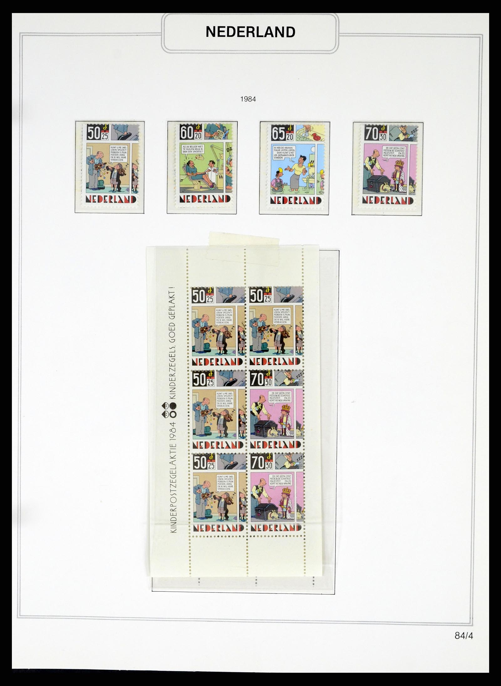 37348 092 - Postzegelverzameling 37348 Nederland 1852-1995.