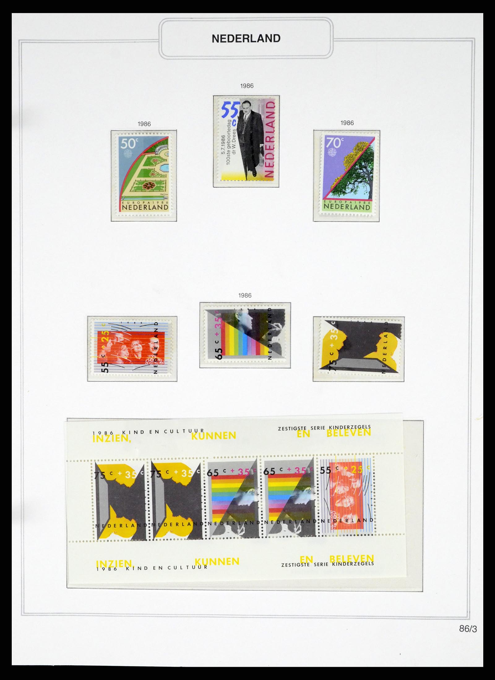 37348 098 - Postzegelverzameling 37348 Nederland 1852-1995.