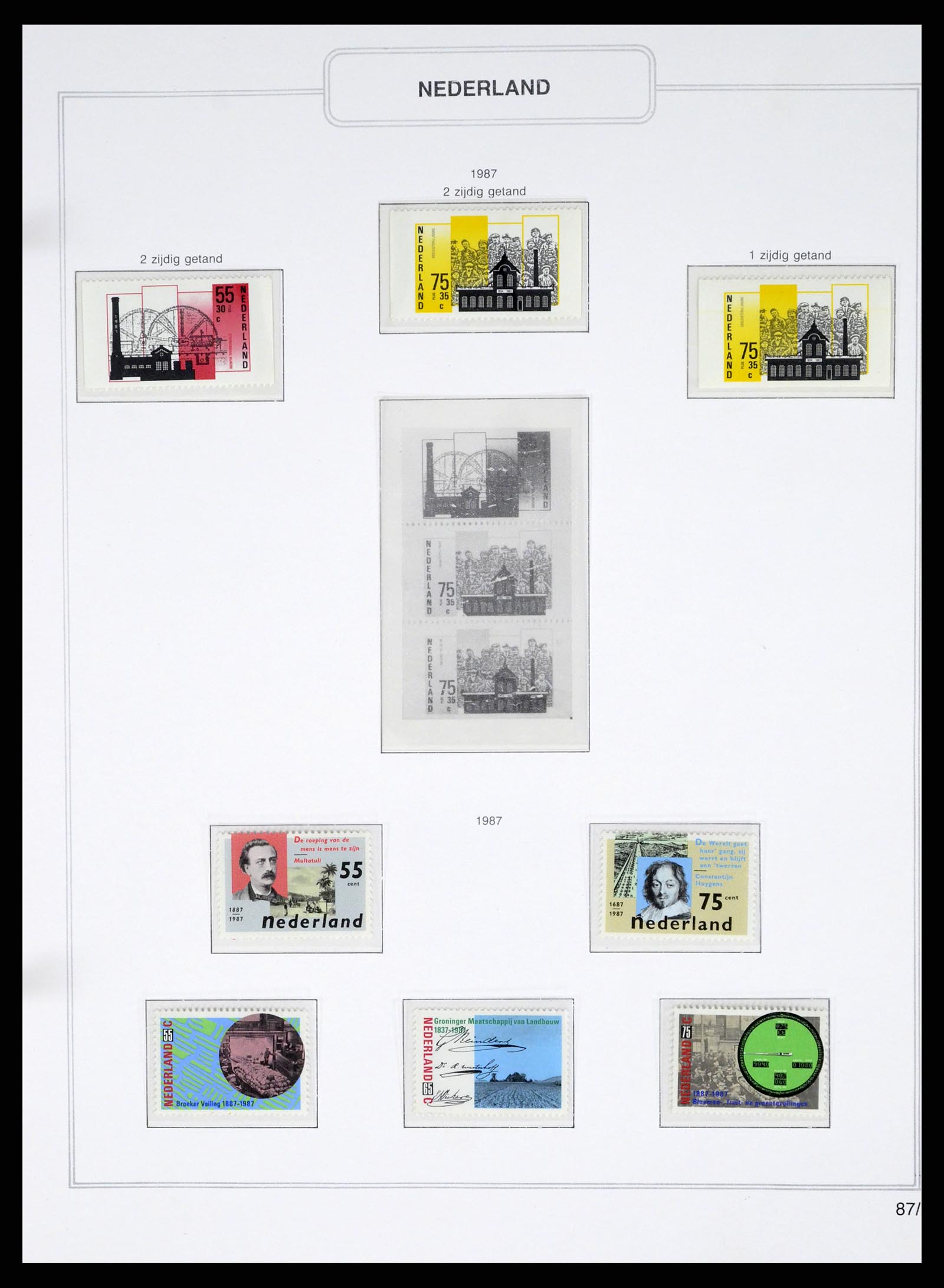 37348 100 - Postzegelverzameling 37348 Nederland 1852-1995.