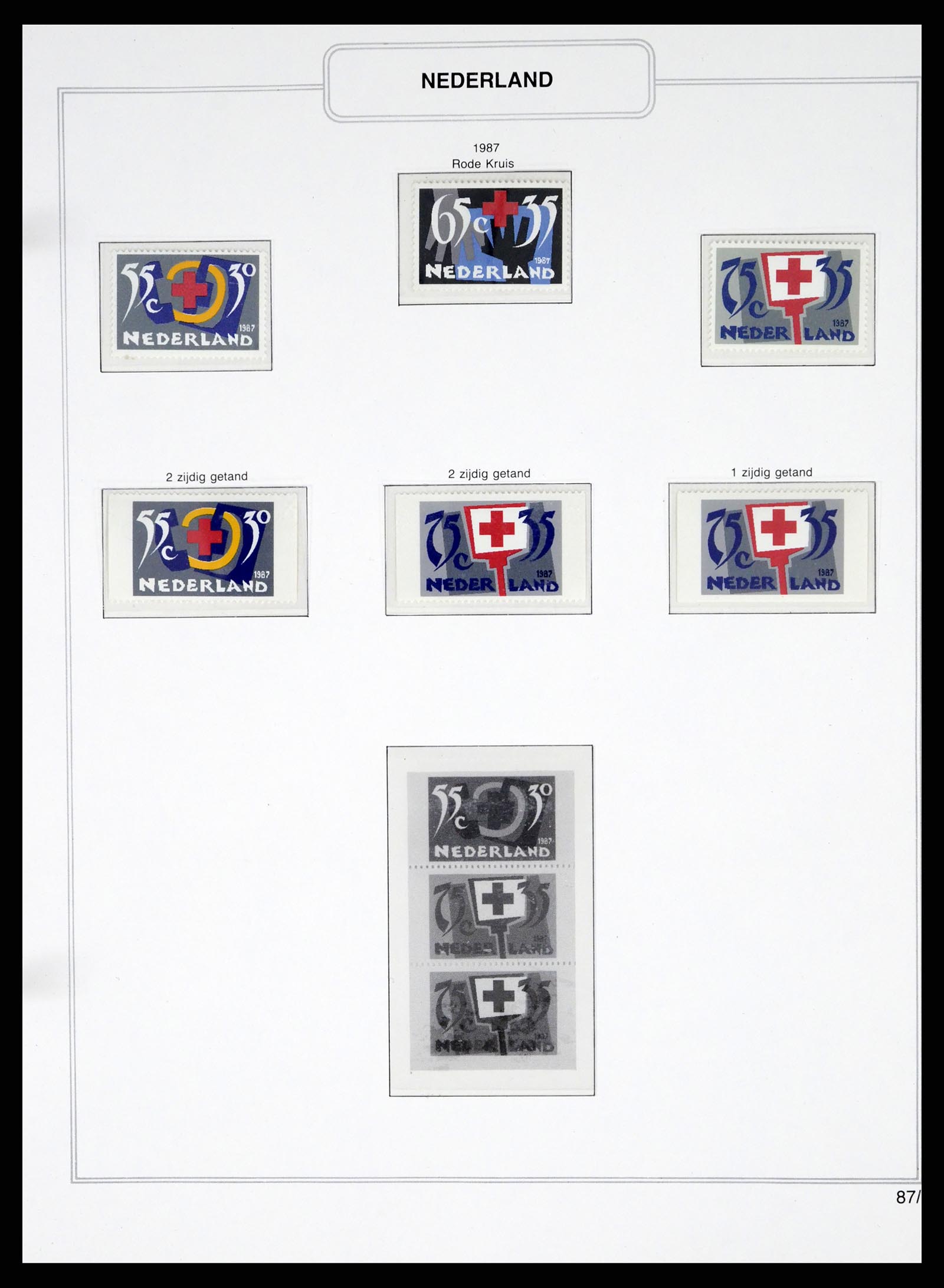 37348 101 - Postzegelverzameling 37348 Nederland 1852-1995.