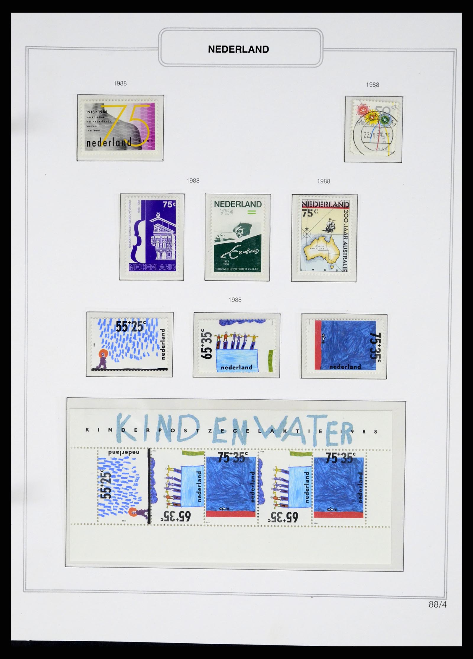 37348 107 - Postzegelverzameling 37348 Nederland 1852-1995.