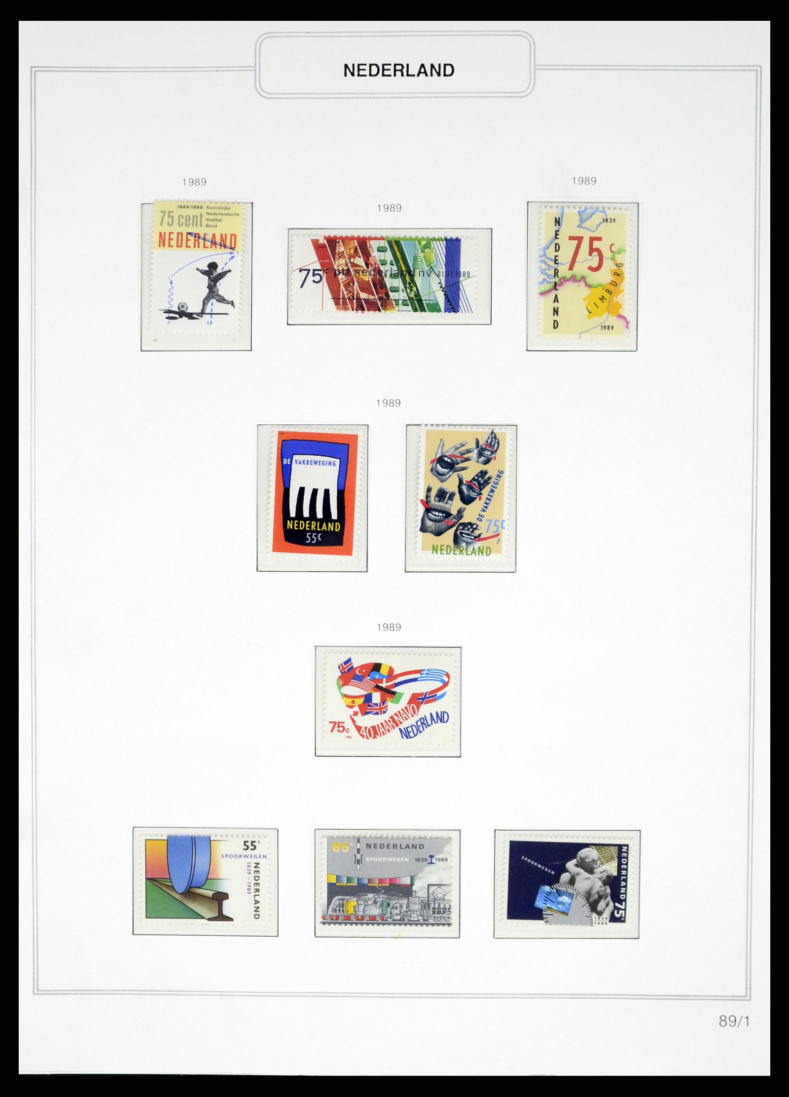 37348 109 - Postzegelverzameling 37348 Nederland 1852-1995.