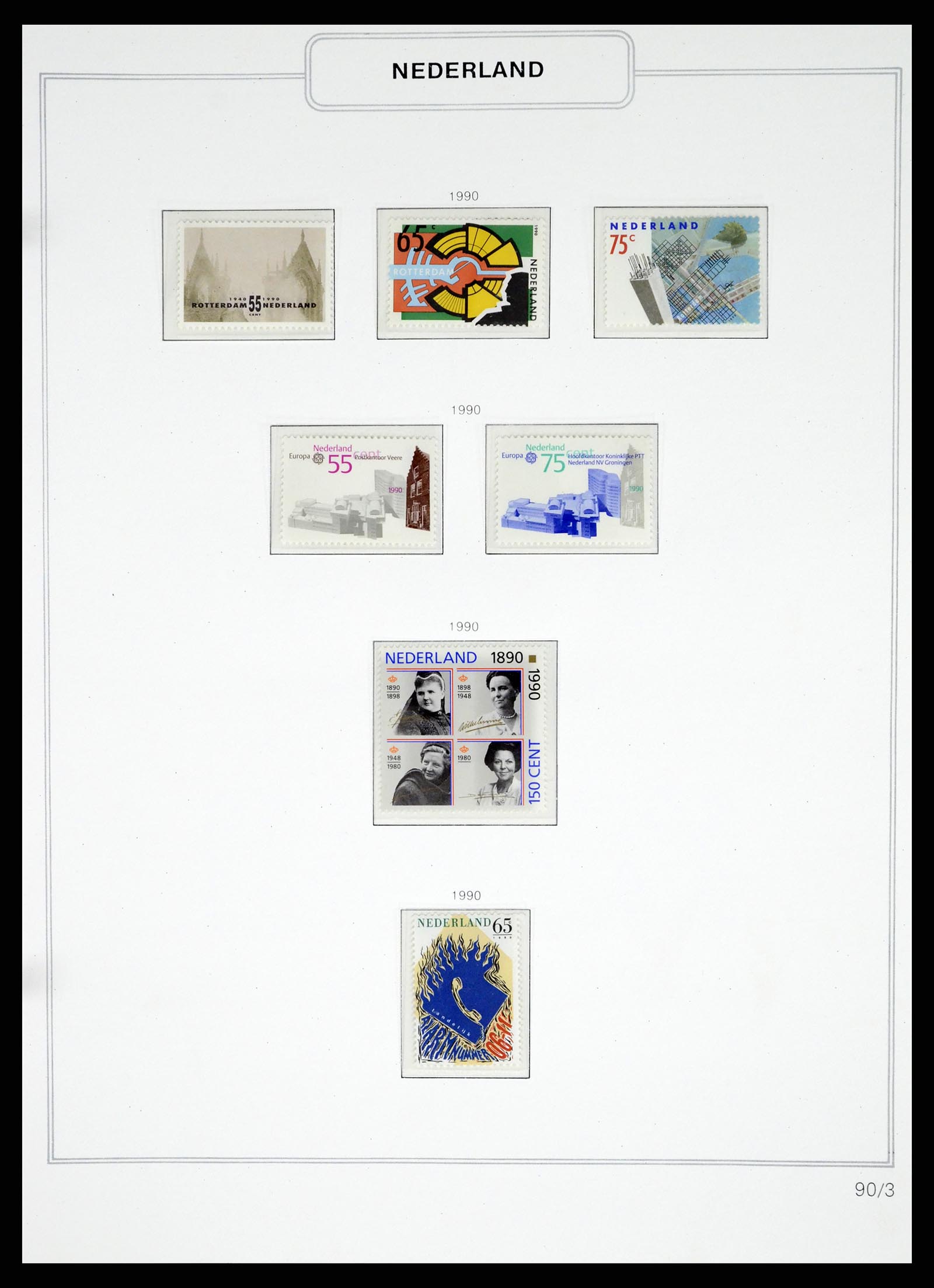 37348 115 - Postzegelverzameling 37348 Nederland 1852-1995.