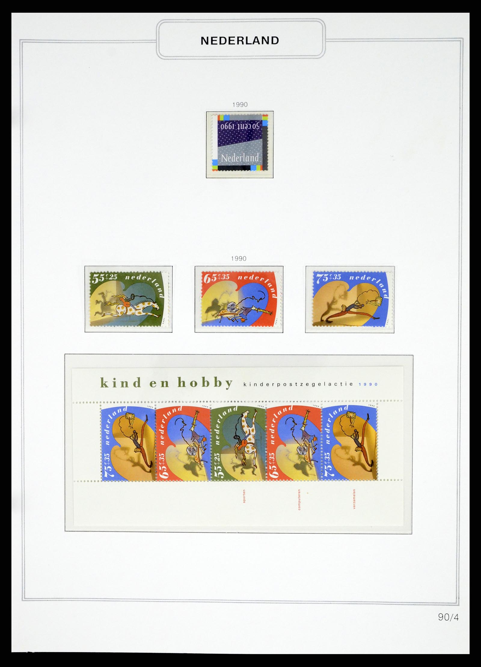 37348 116 - Postzegelverzameling 37348 Nederland 1852-1995.