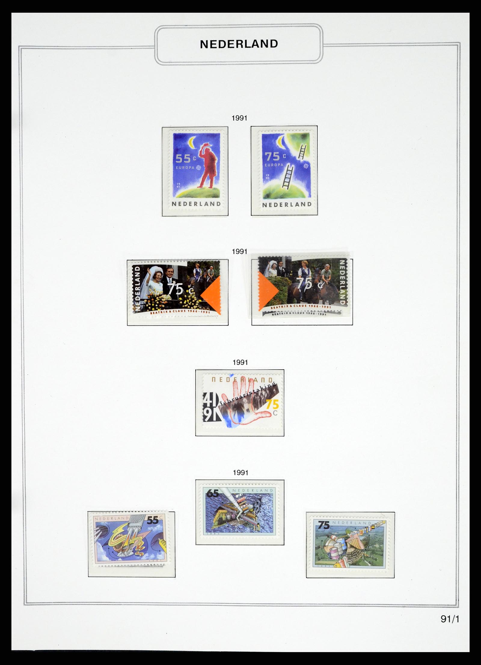37348 118 - Postzegelverzameling 37348 Nederland 1852-1995.