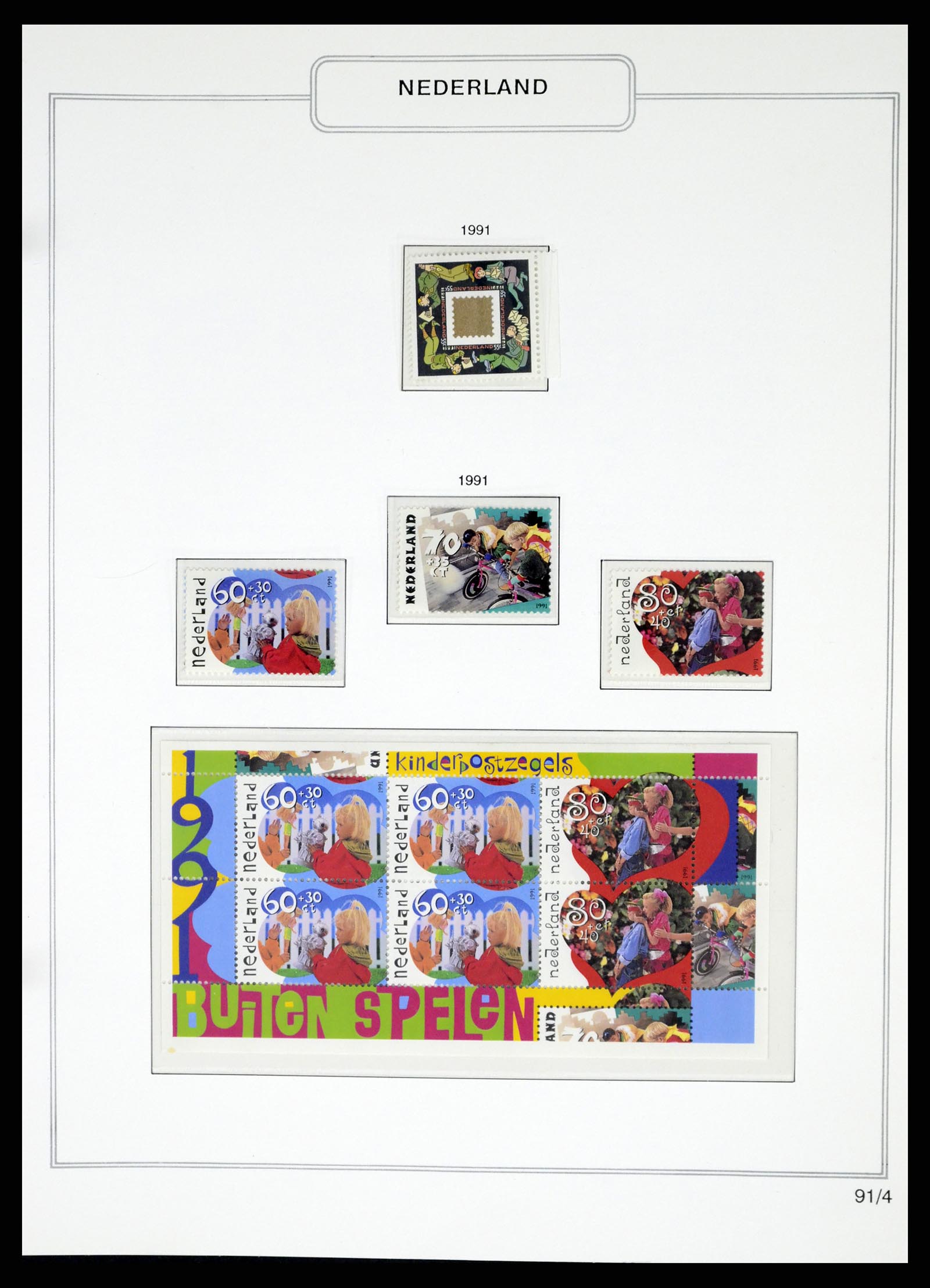 37348 121 - Postzegelverzameling 37348 Nederland 1852-1995.