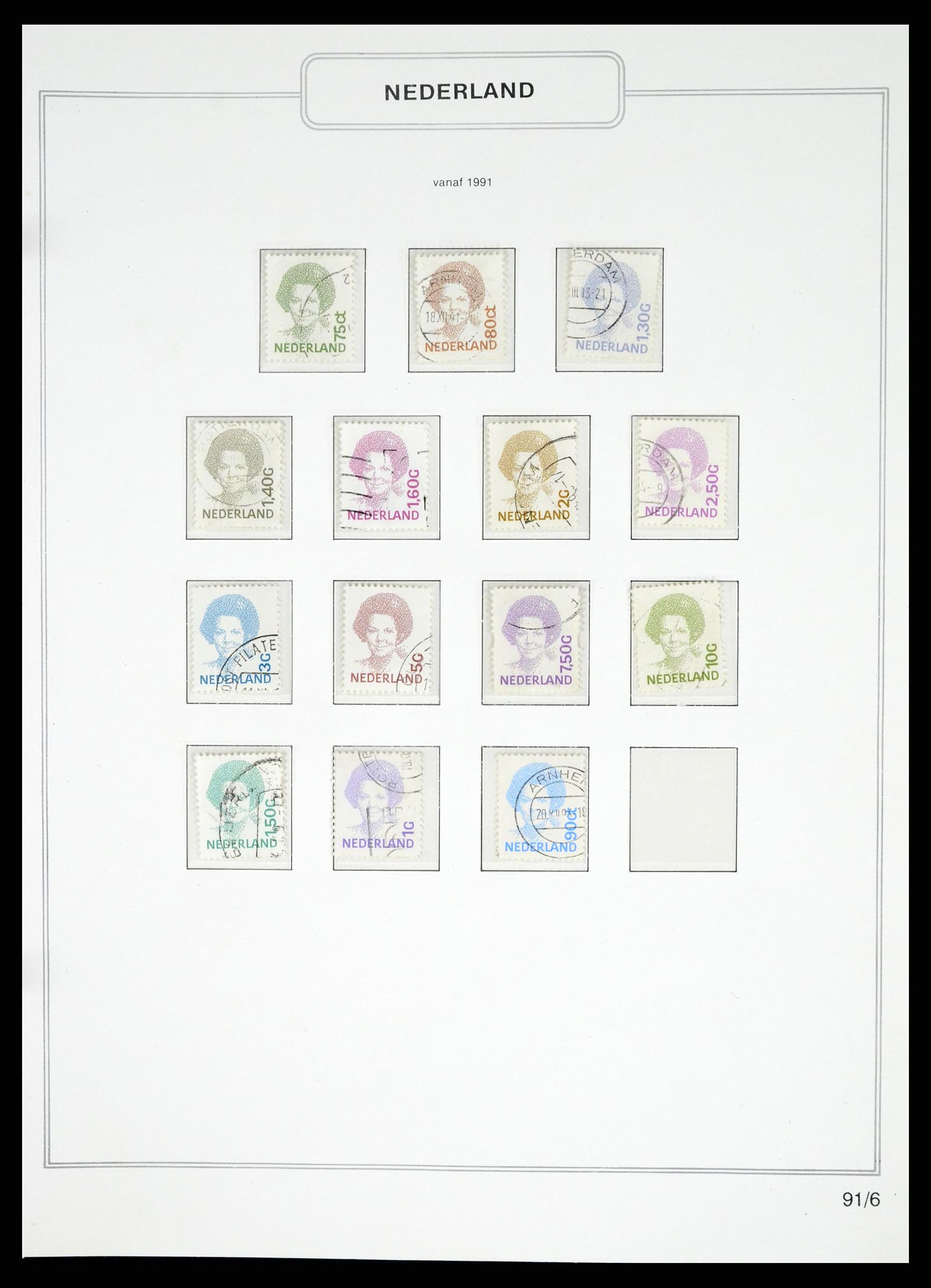 37348 123 - Postzegelverzameling 37348 Nederland 1852-1995.