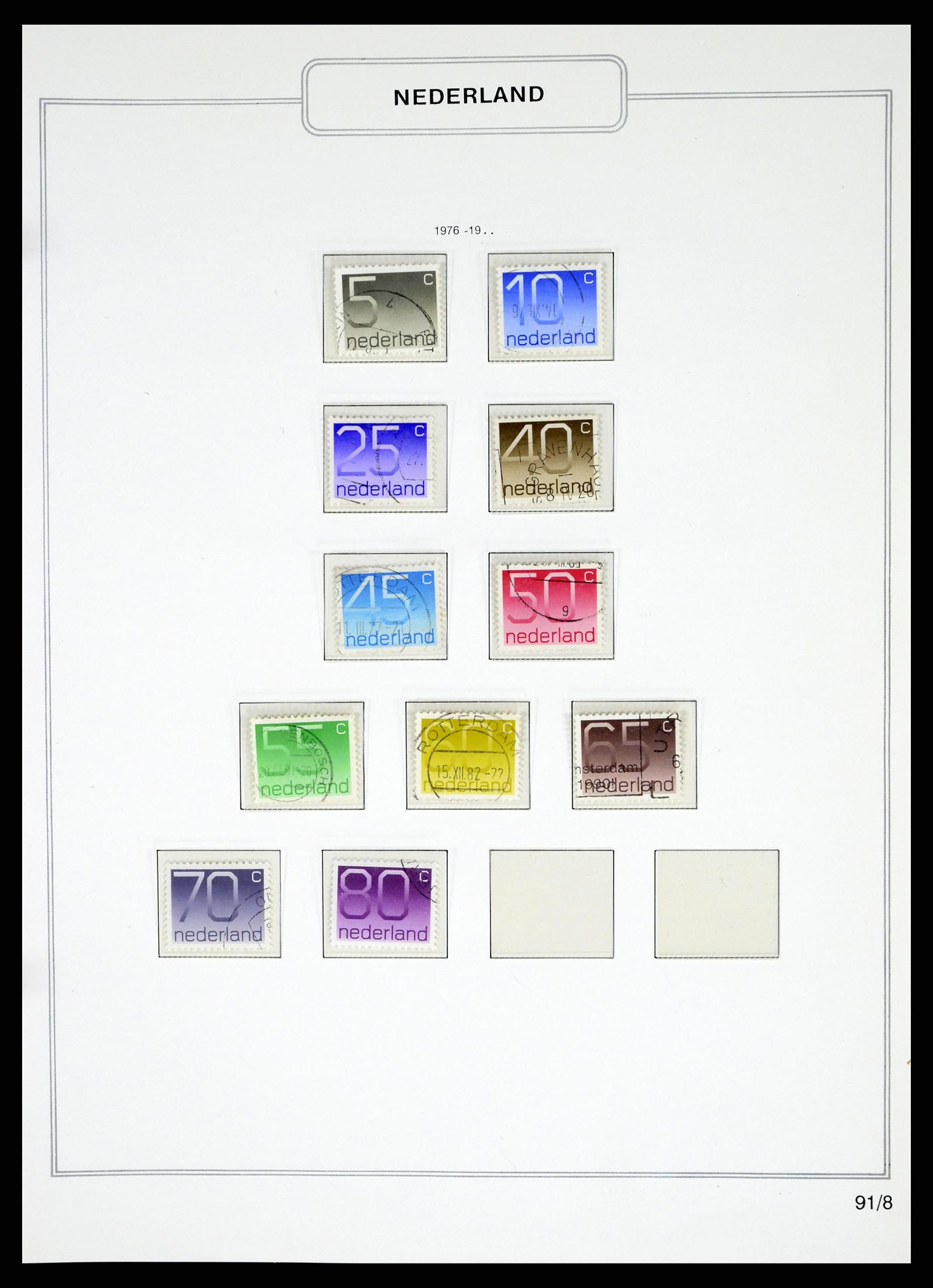 37348 125 - Postzegelverzameling 37348 Nederland 1852-1995.