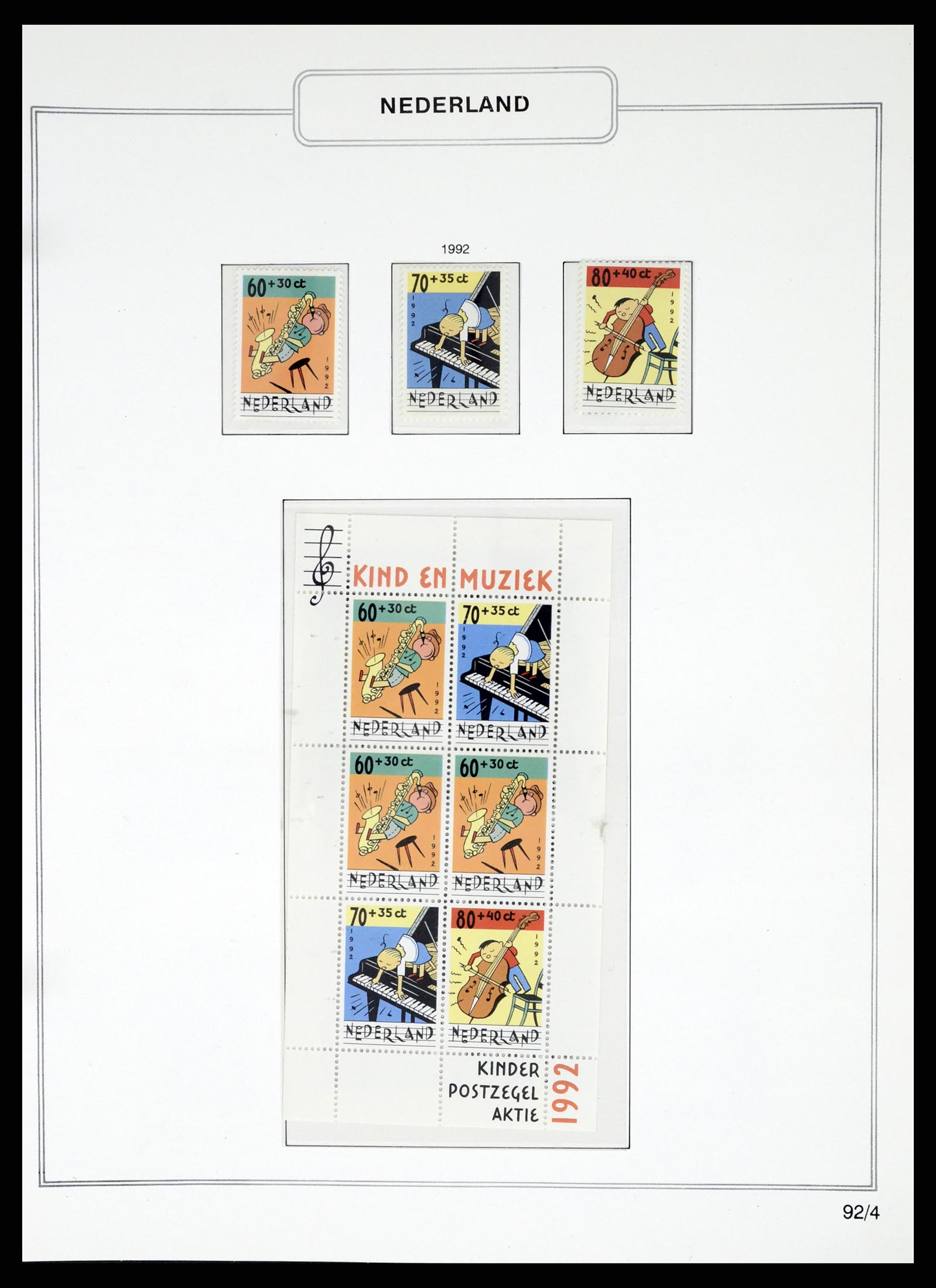 37348 130 - Postzegelverzameling 37348 Nederland 1852-1995.