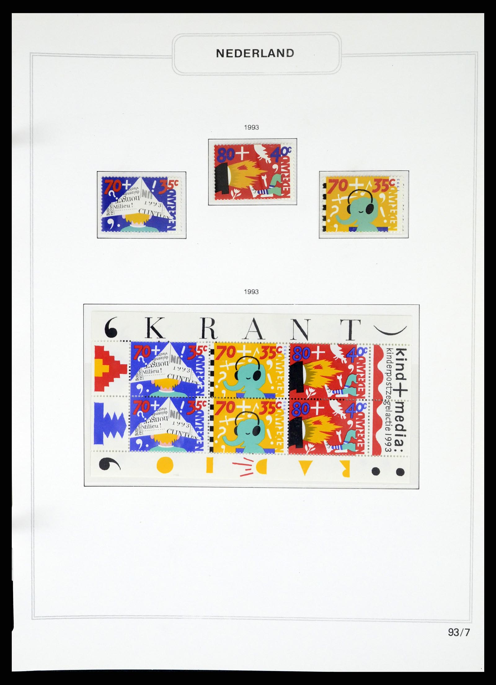 37348 139 - Postzegelverzameling 37348 Nederland 1852-1995.