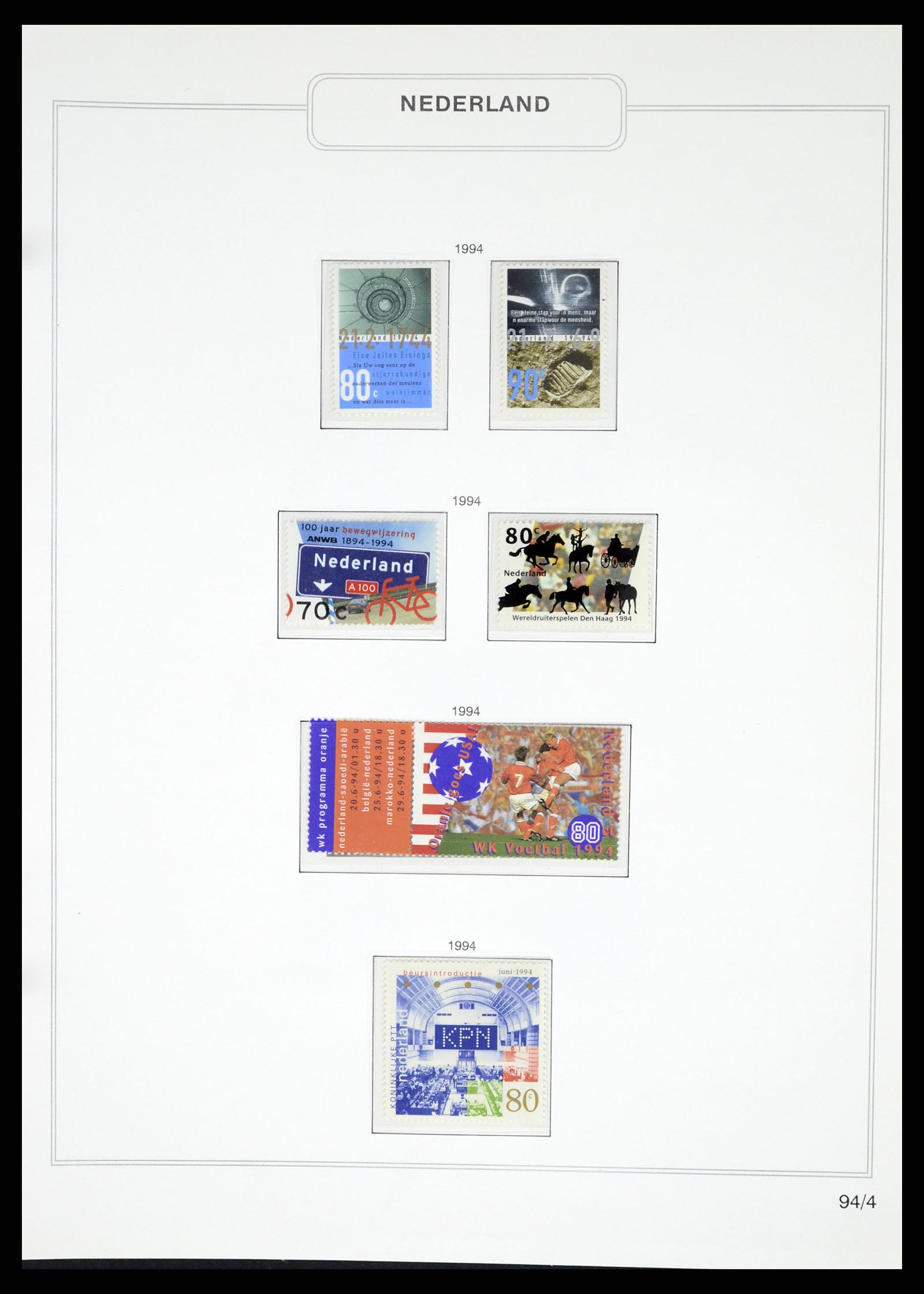 37348 144 - Postzegelverzameling 37348 Nederland 1852-1995.